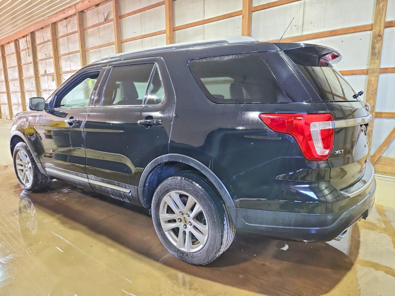 2018 Ford Explorer Xlt Black vin: 1FM5K8D88JGA44489