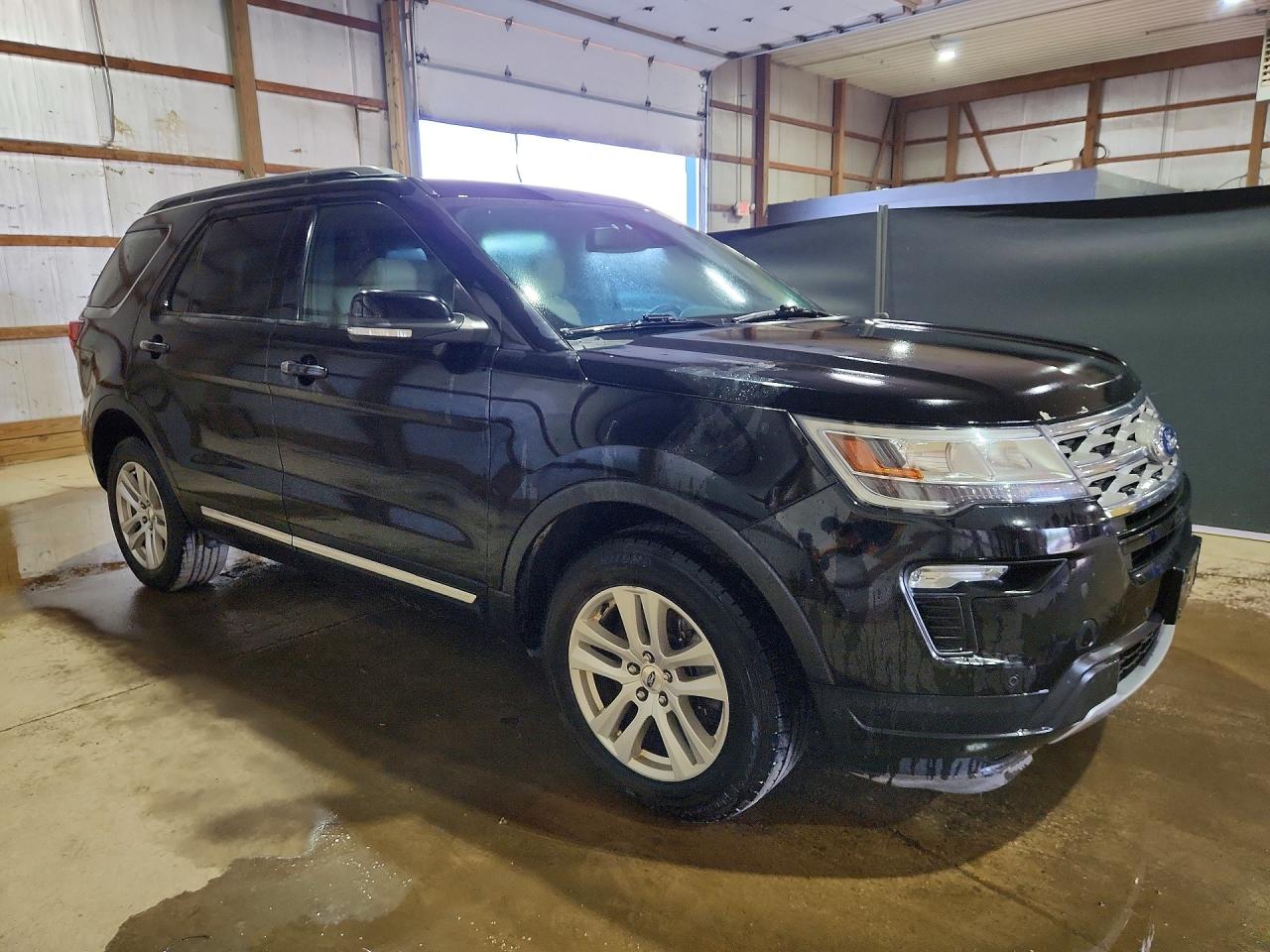 2018 Ford Explorer Xlt Black vin: 1FM5K8D88JGA44489