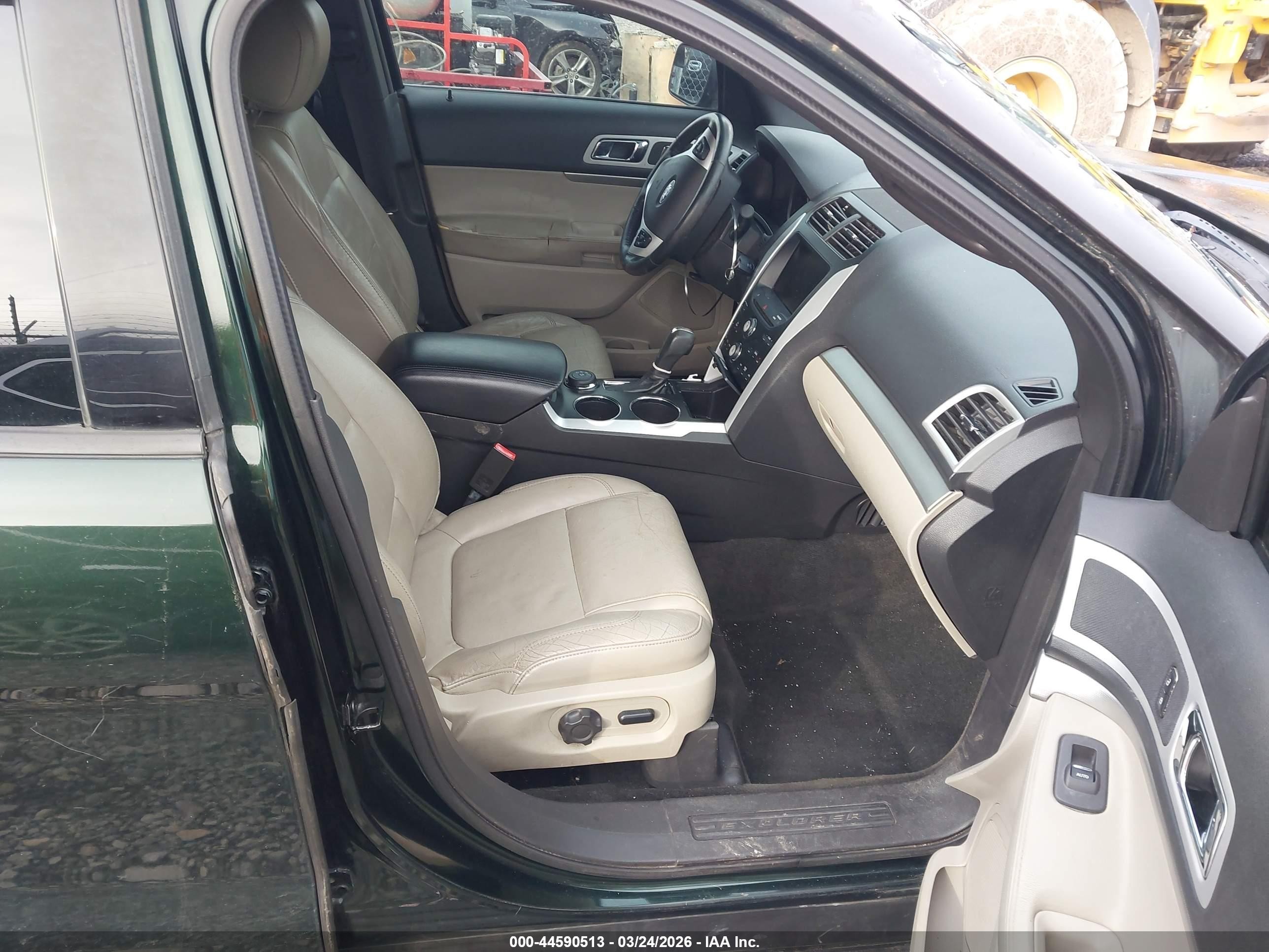 2013 Ford Explorer Xlt Green vin: 1FM5K8D89DGA01400