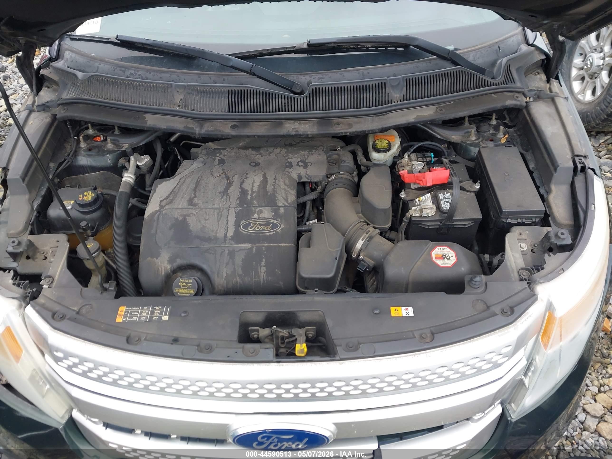 2013 Ford Explorer Xlt Green vin: 1FM5K8D89DGA01400