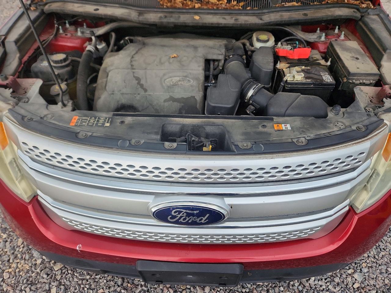 2013 Ford Explorer Xlt Red vin: 1FM5K8D89DGA04457