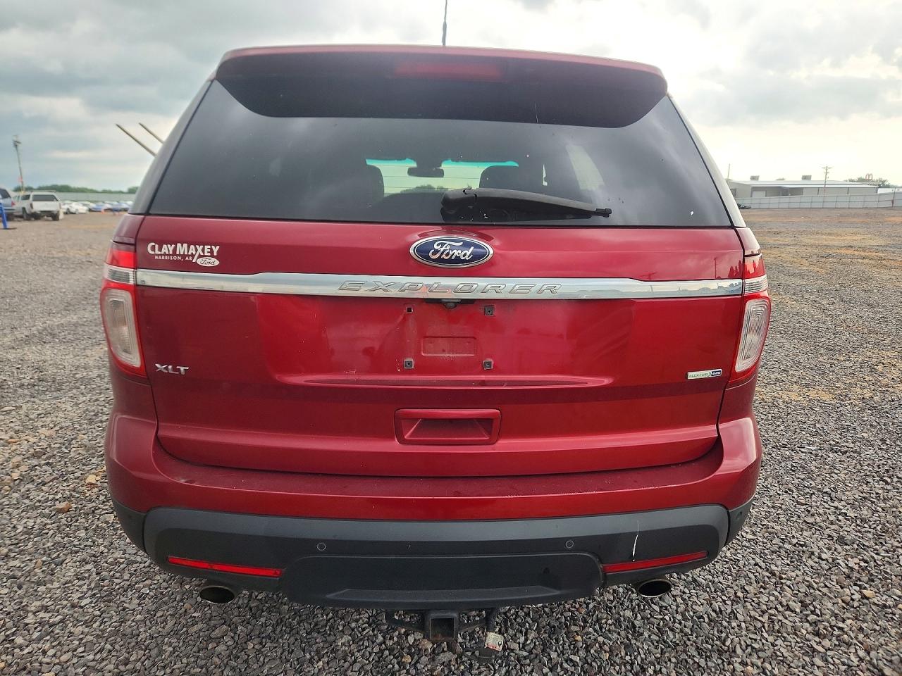 2013 Ford Explorer Xlt Red vin: 1FM5K8D89DGA04457
