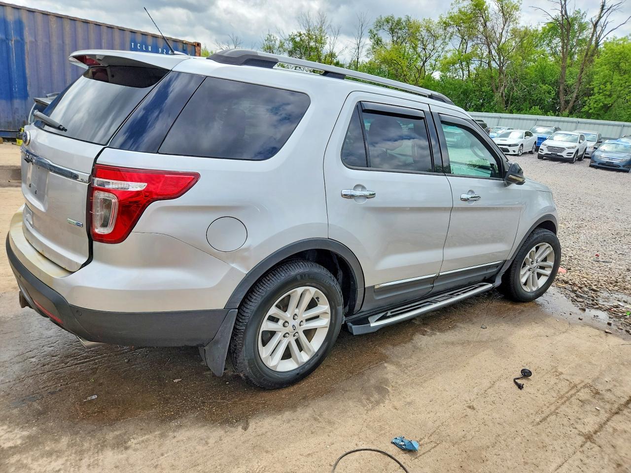 2013 Ford Explorer Xlt Silver vin: 1FM5K8D89DGA13790