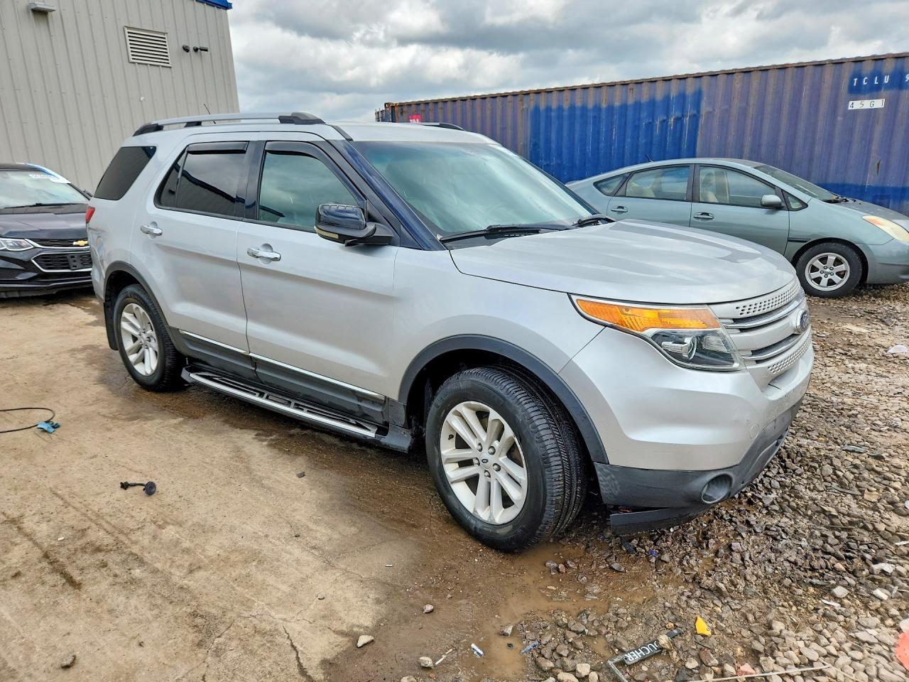 2013 Ford Explorer Xlt Silver vin: 1FM5K8D89DGA13790