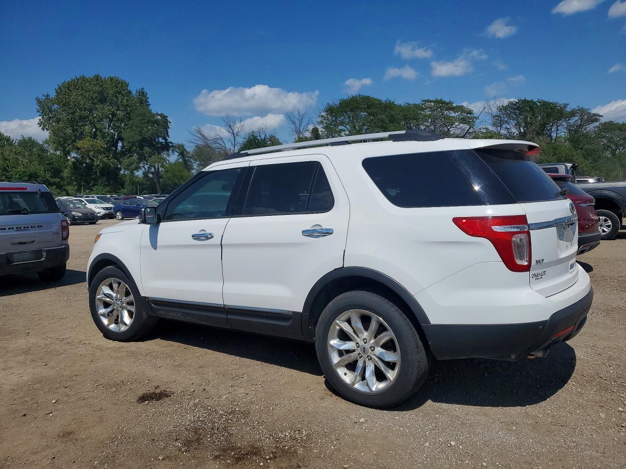 2013 Ford Explorer White vin: 1FM5K8D89DGA14082