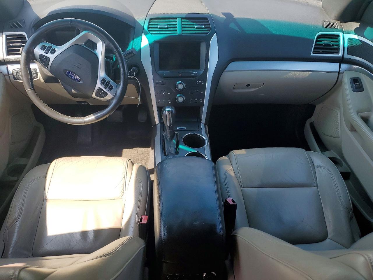 2013 Ford Explorer White vin: 1FM5K8D89DGA14082