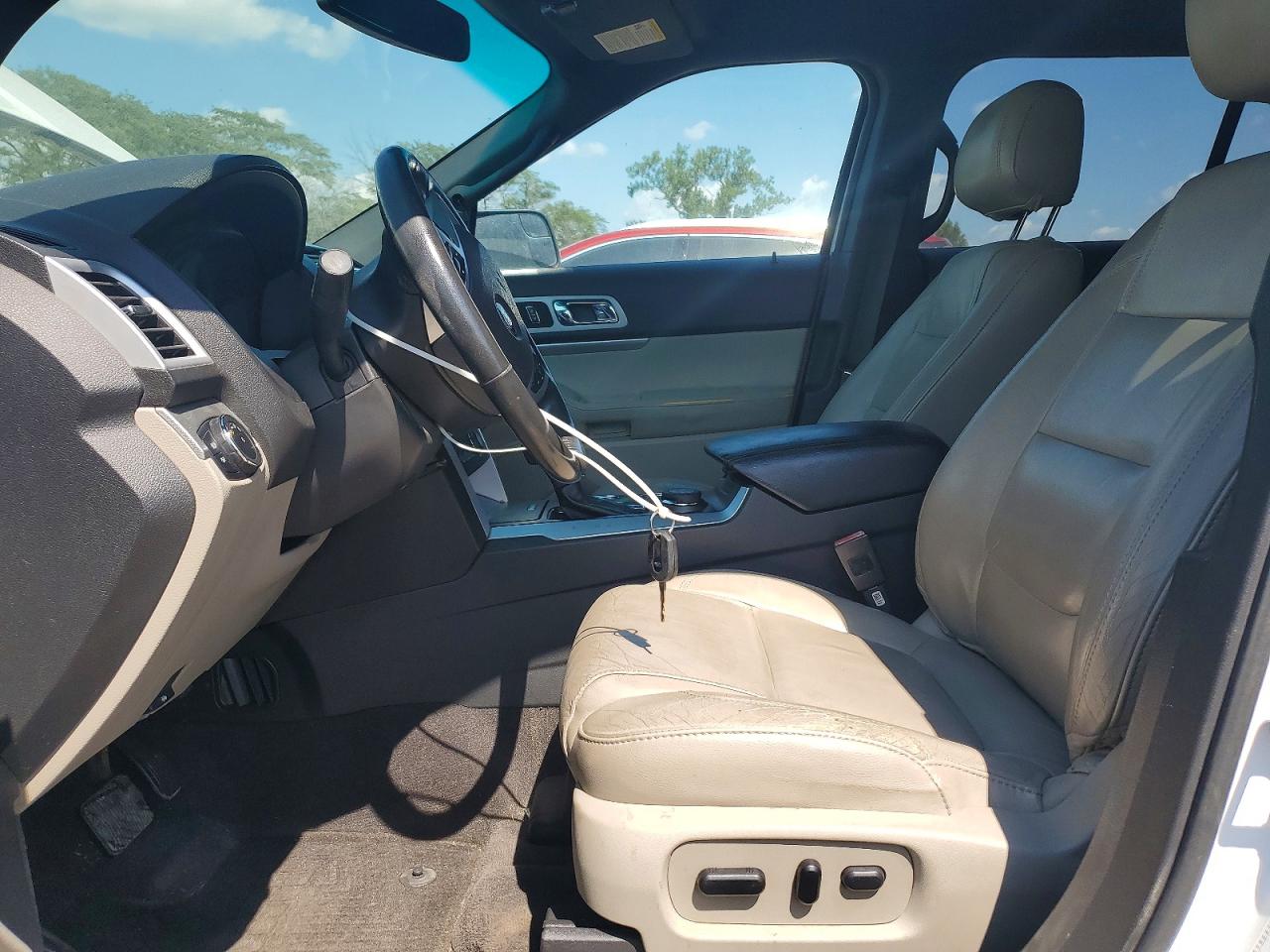 2013 Ford Explorer White vin: 1FM5K8D89DGA14082