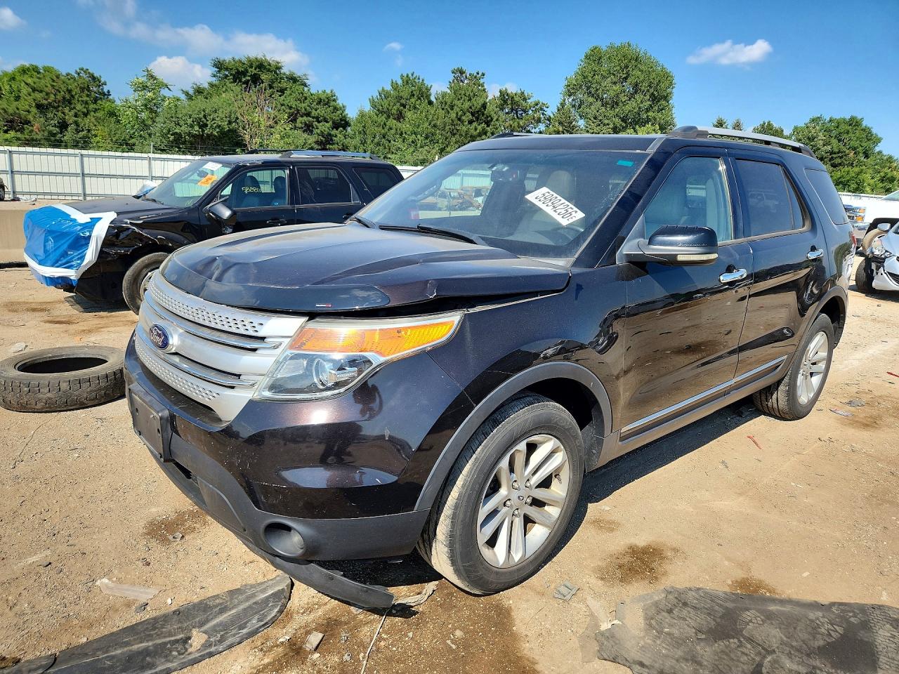 2013 Ford Explorer Xlt Brown vin: 1FM5K8D89DGA22523