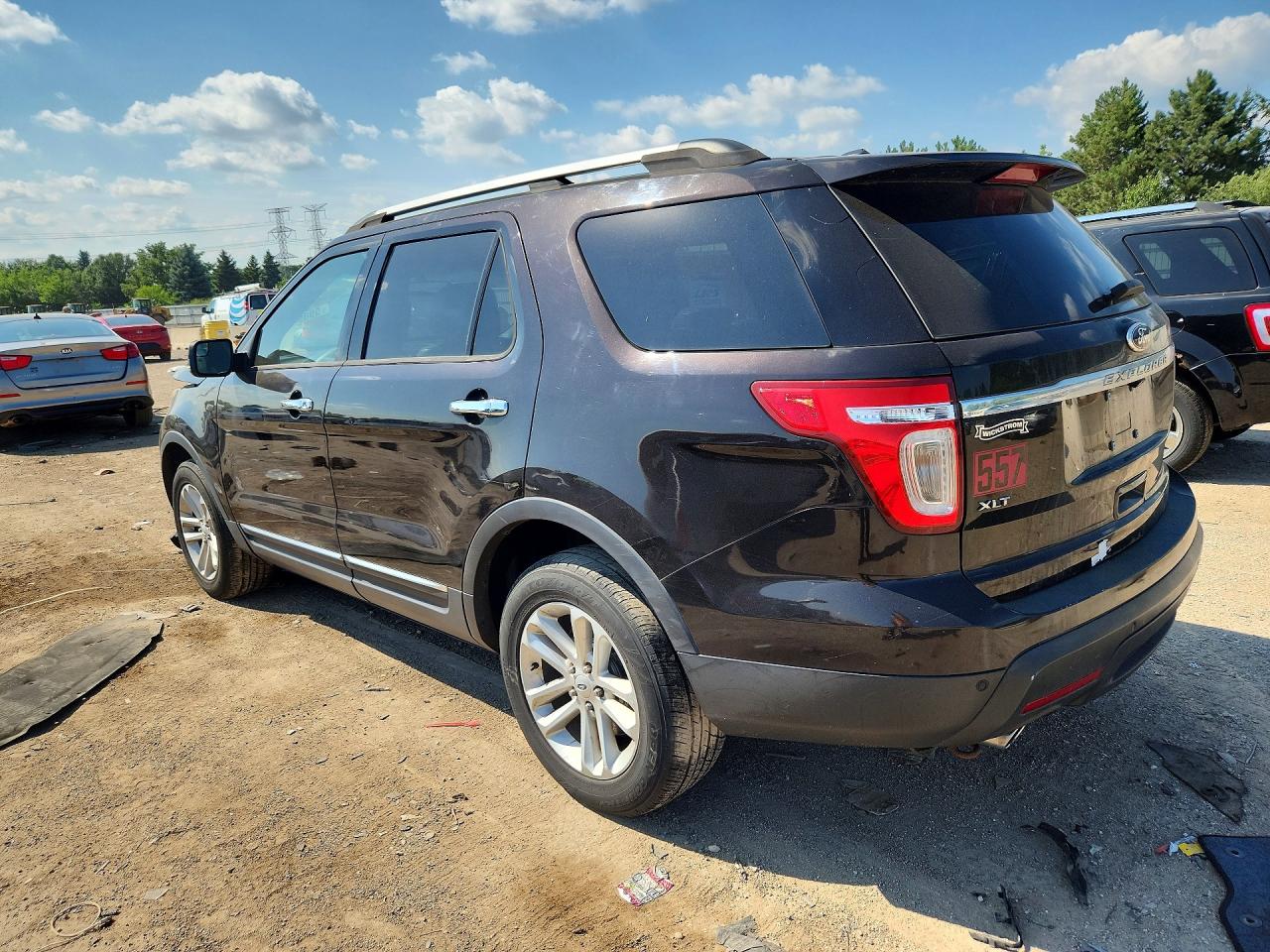 2013 Ford Explorer Xlt Brown vin: 1FM5K8D89DGA22523