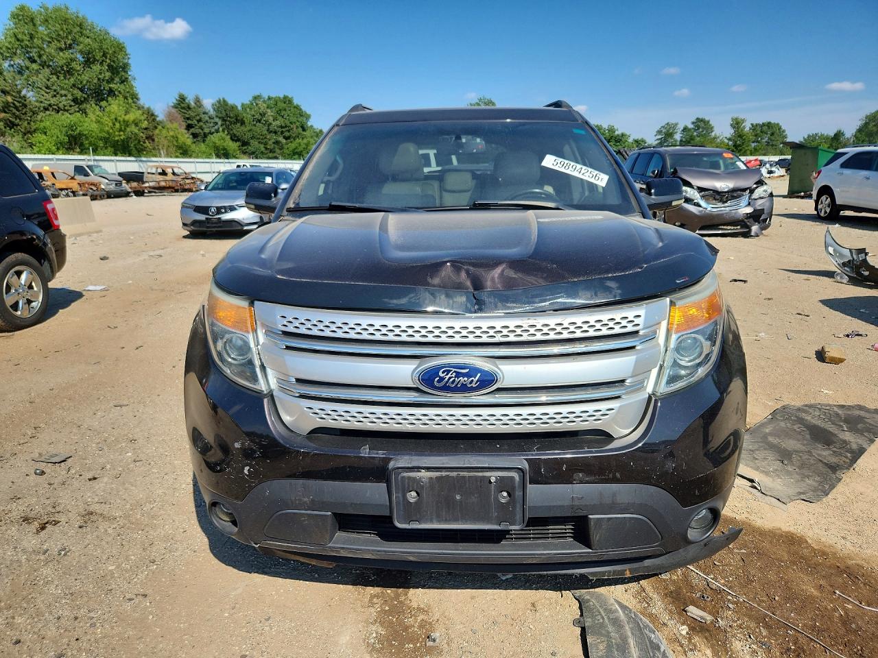 2013 Ford Explorer Xlt Brown vin: 1FM5K8D89DGA22523