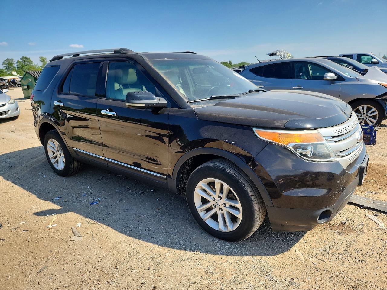 2013 Ford Explorer Xlt Brown vin: 1FM5K8D89DGA22523