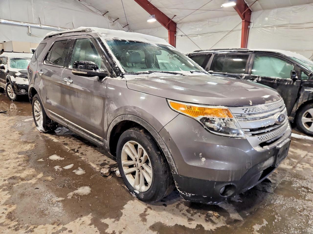 2013 Ford Explorer Xlt Gray vin: 1FM5K8D89DGA22683