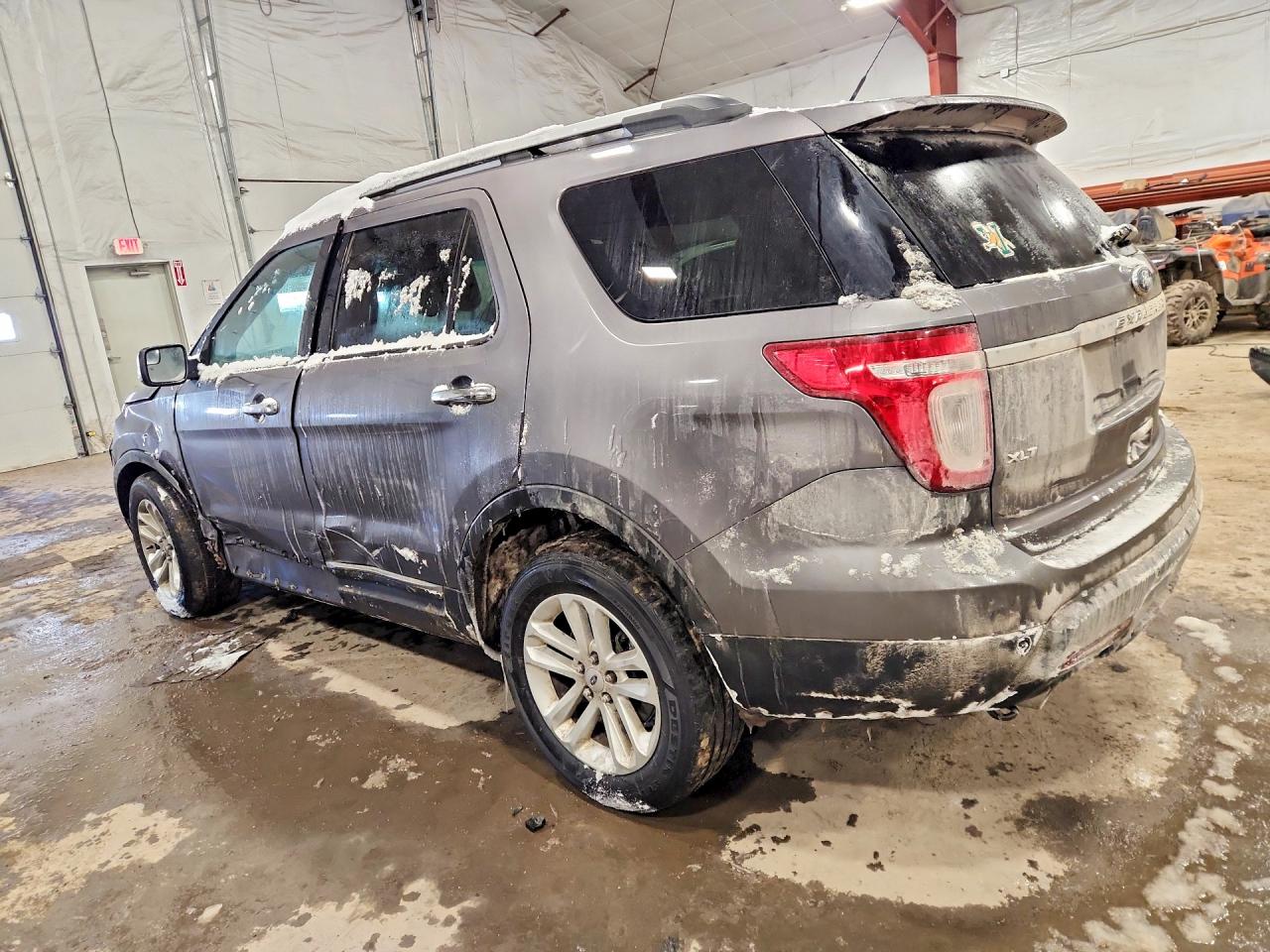 2013 Ford Explorer Xlt Gray vin: 1FM5K8D89DGA22683