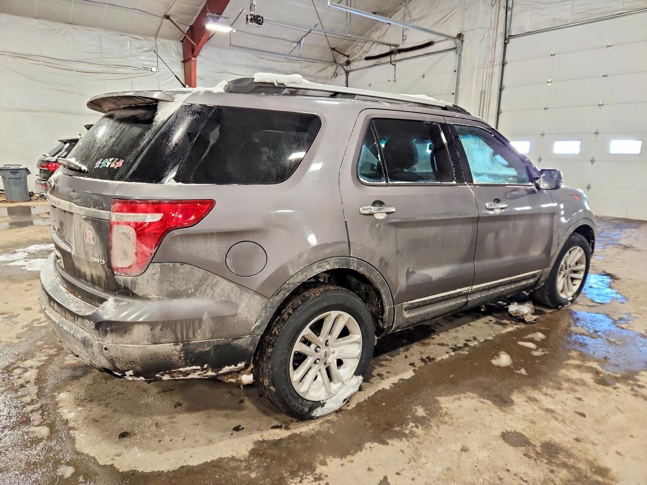 2013 Ford Explorer Xlt Gray vin: 1FM5K8D89DGA22683