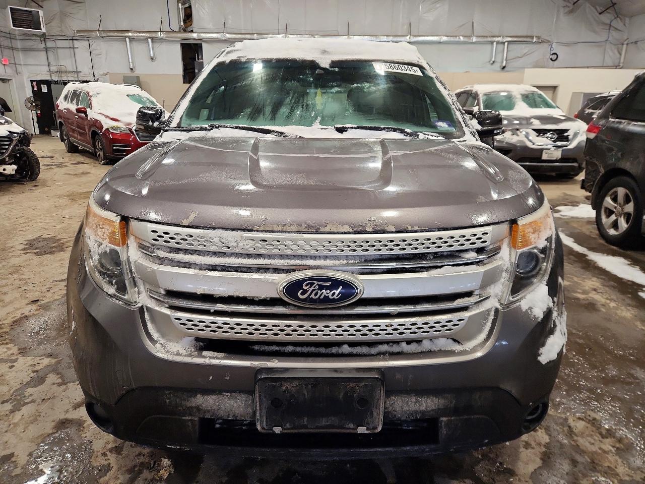 2013 Ford Explorer Xlt Gray vin: 1FM5K8D89DGA22683