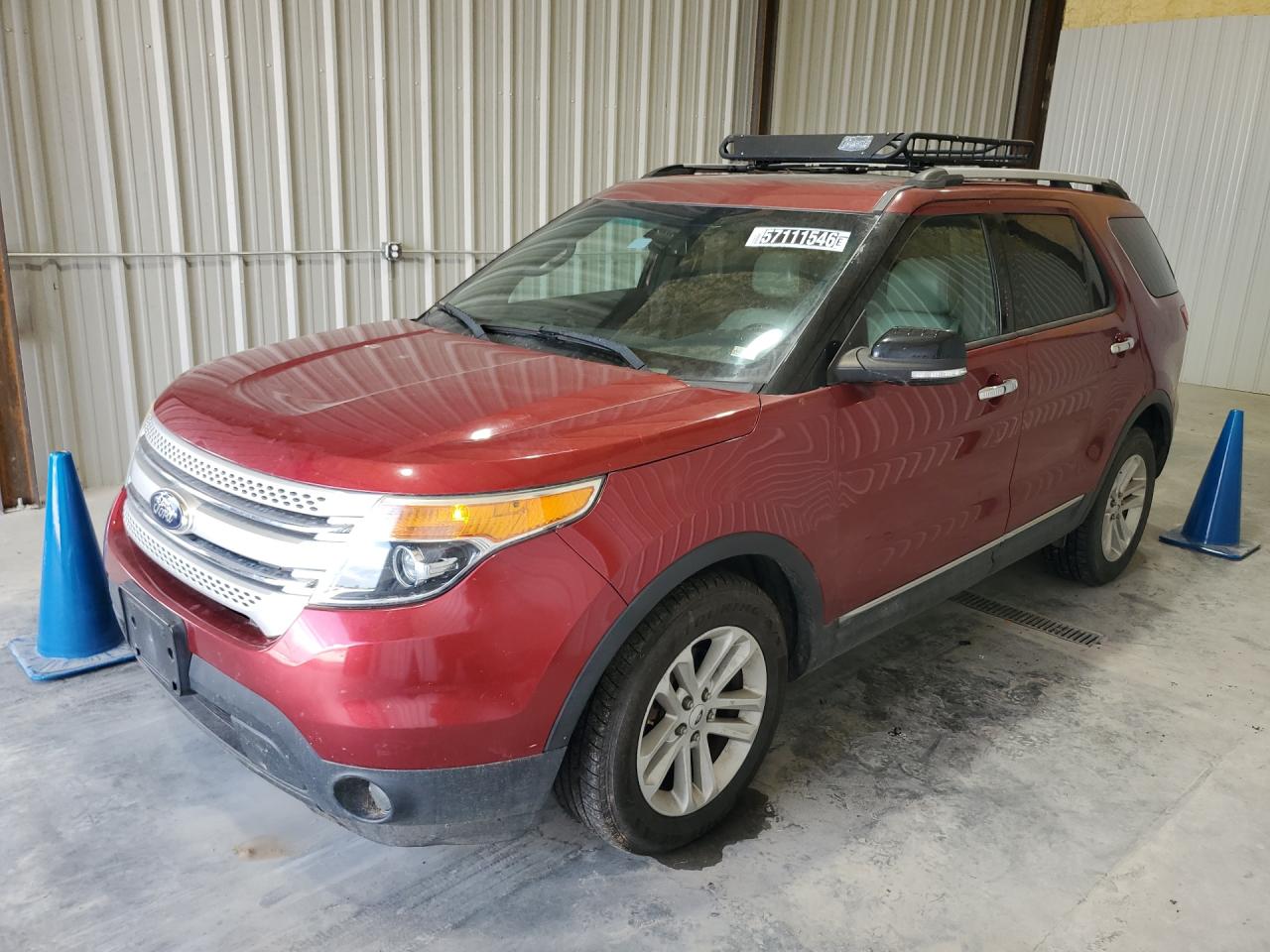 2013 Ford Explorer Xlt Red vin: 1FM5K8D89DGA35921 Damage: Front Bumper/Cover, Scraped, 1/2 To 1 Inch