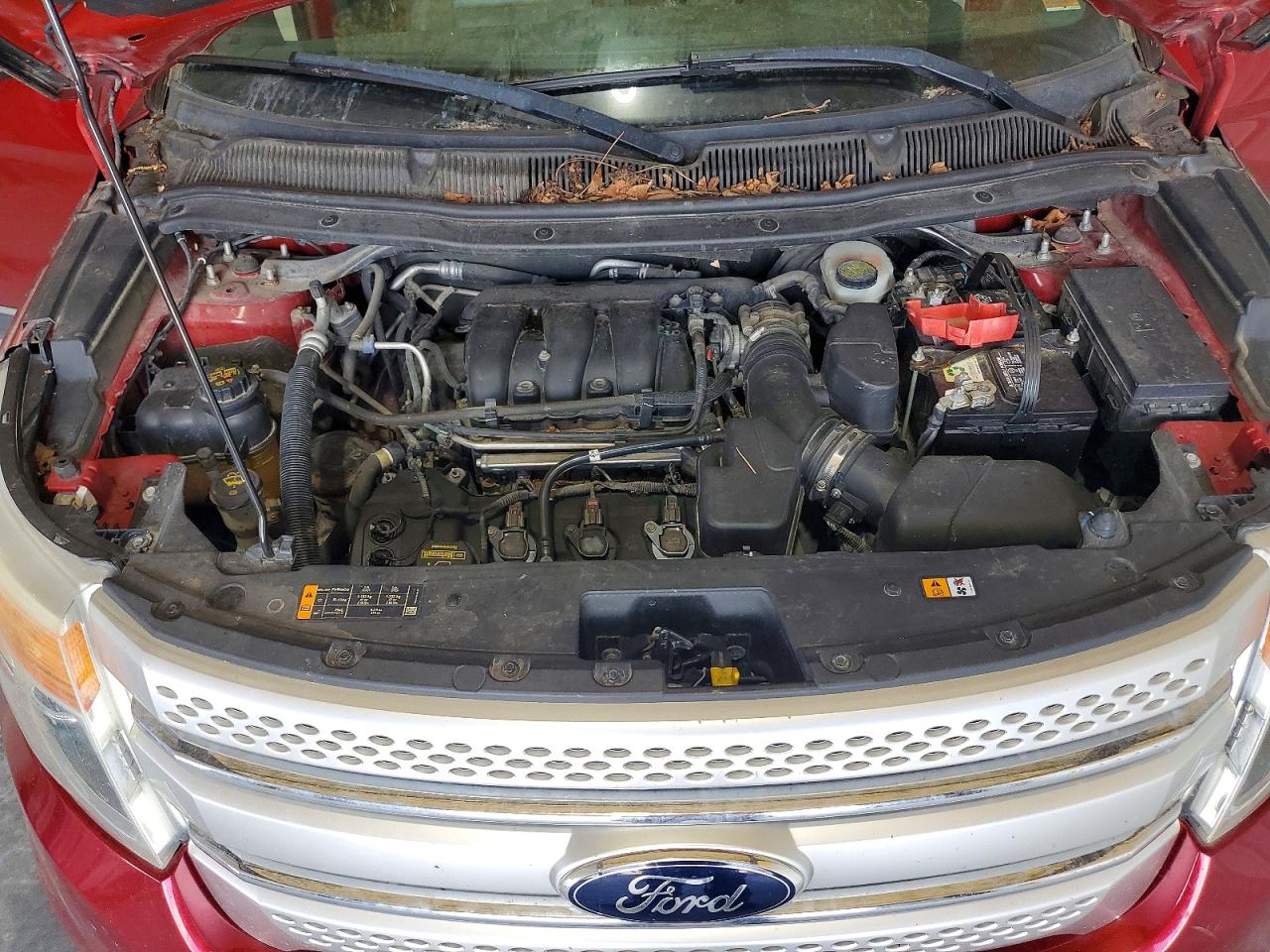 2013 Ford Explorer Xlt Red vin: 1FM5K8D89DGA35921