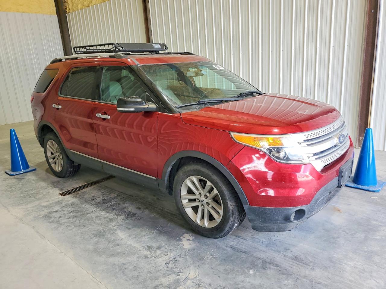 2013 Ford Explorer Xlt Red vin: 1FM5K8D89DGA35921