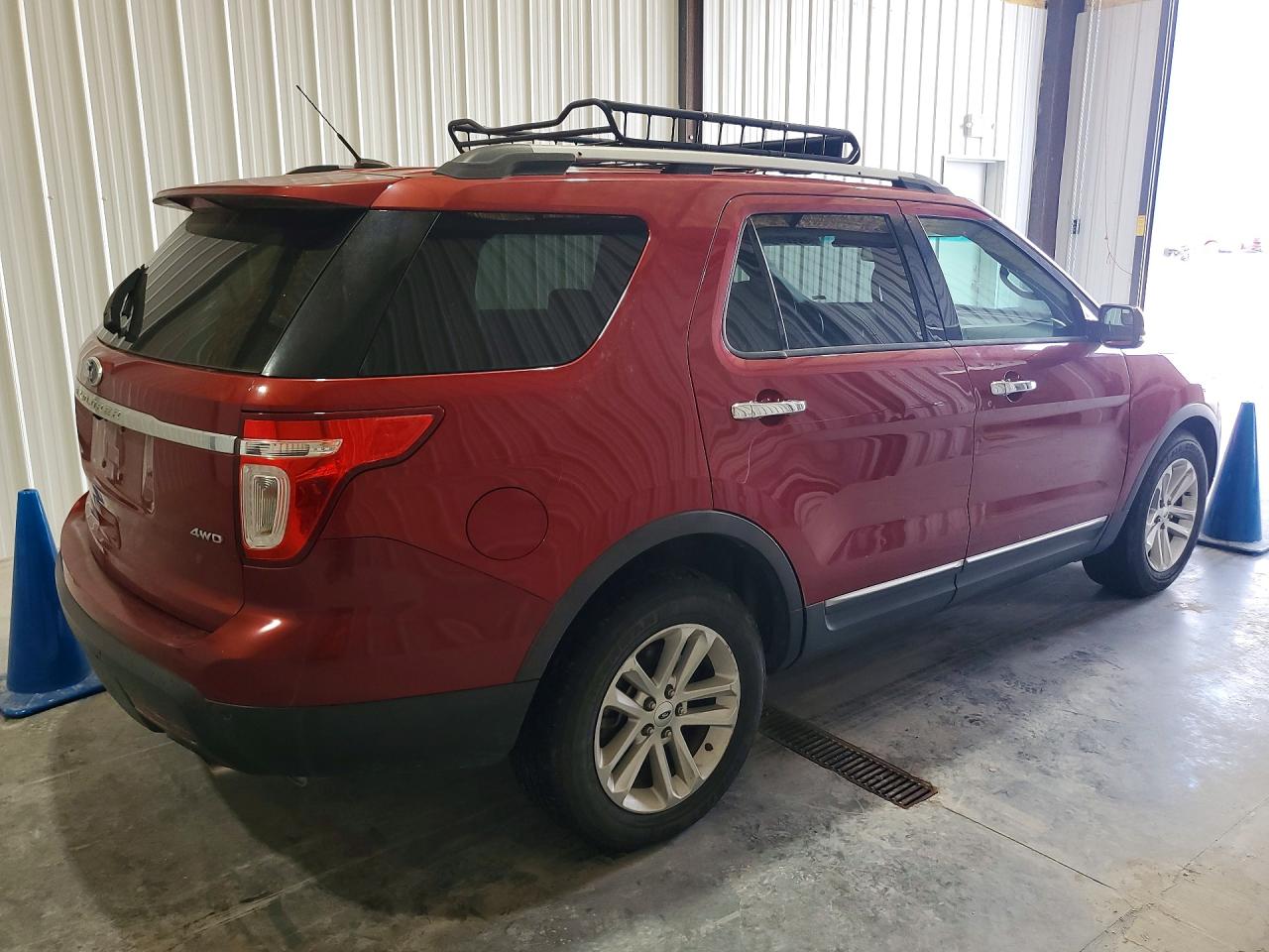 2013 Ford Explorer Xlt Red vin: 1FM5K8D89DGA35921