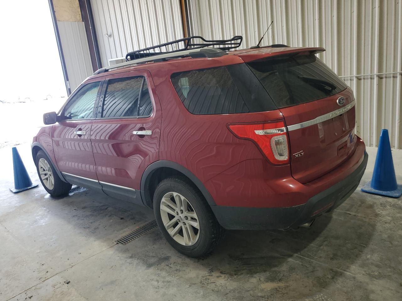 2013 Ford Explorer Xlt Red vin: 1FM5K8D89DGA35921 Damage: Left Rear Door, Dent(S) W/ Paint Dmg, 1/2 To 1 Inch