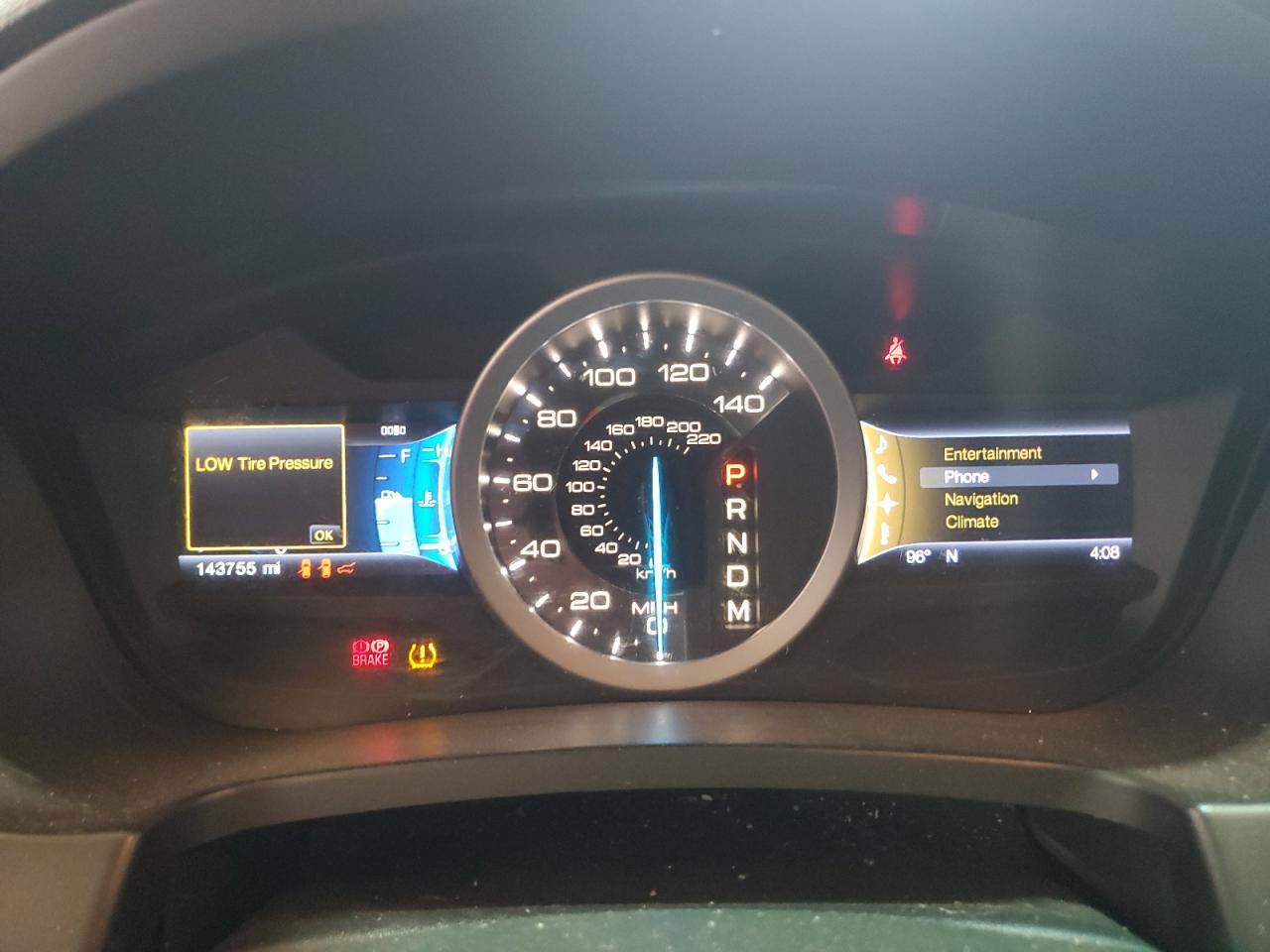 2013 Ford Explorer Xlt Red vin: 1FM5K8D89DGA35921 Damage: Warning - Tire Pressure, On, Unacceptable