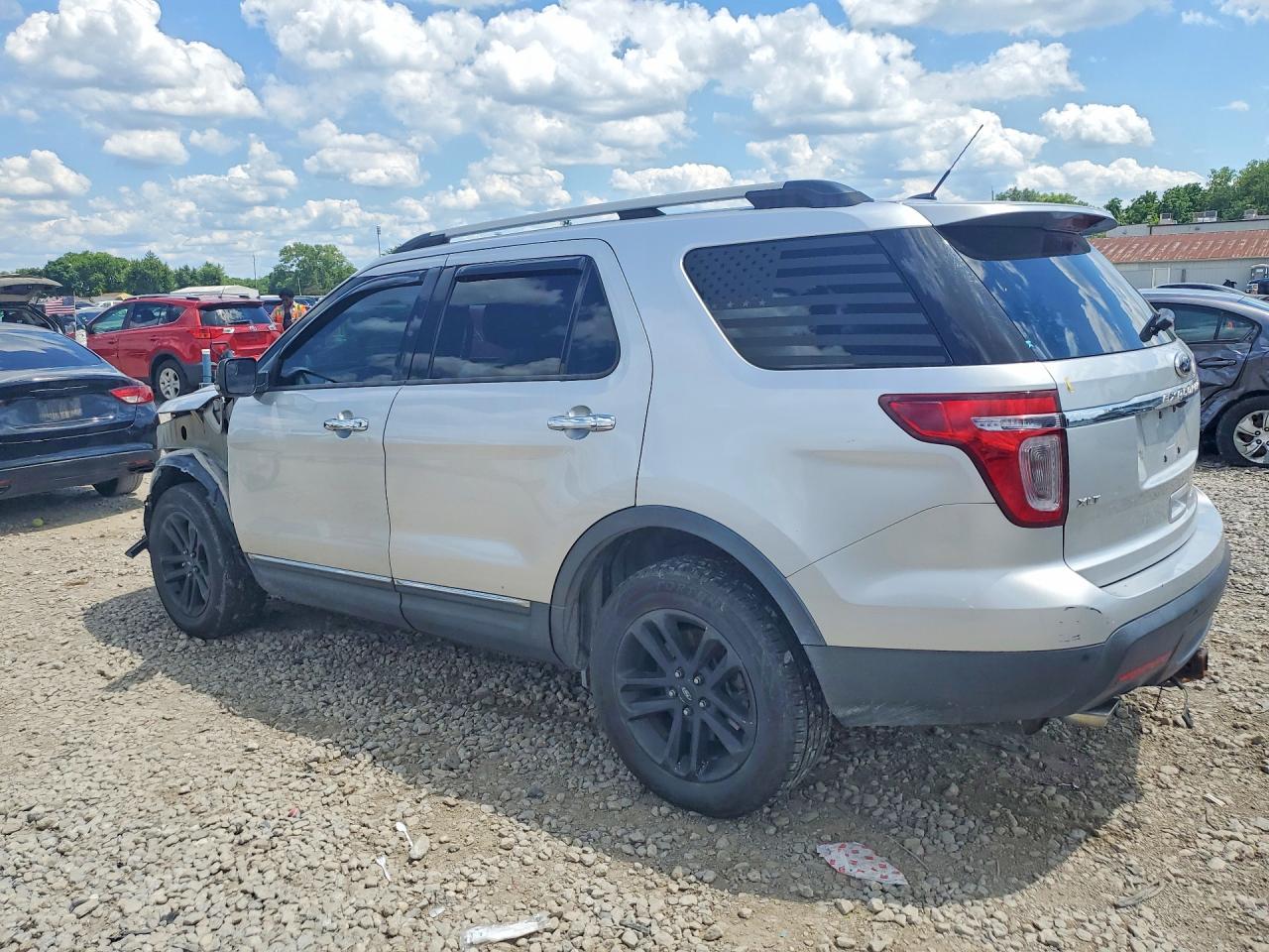 2013 Ford Explorer Xlt Silver vin: 1FM5K8D89DGA41766