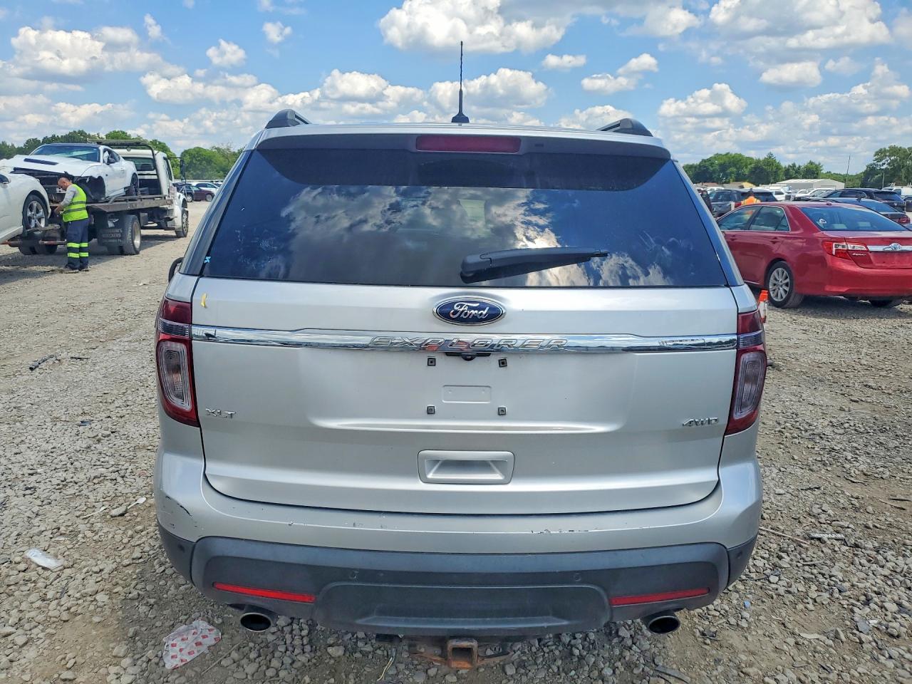 2013 Ford Explorer Xlt Silver vin: 1FM5K8D89DGA41766