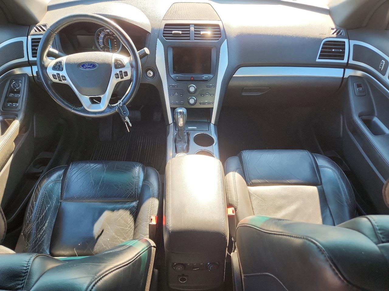 2013 Ford Explorer Xlt White vin: 1FM5K8D89DGB11069