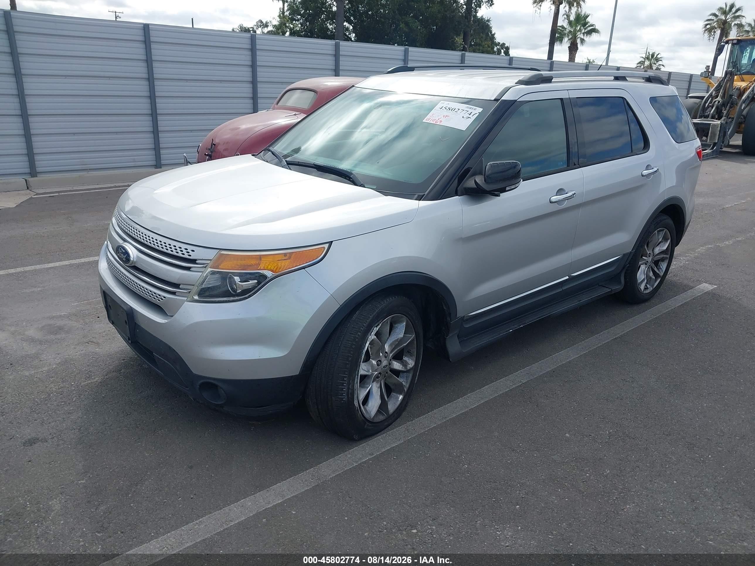 2013 Ford Explorer Xlt Silver vin: 1FM5K8D89DGC15240
