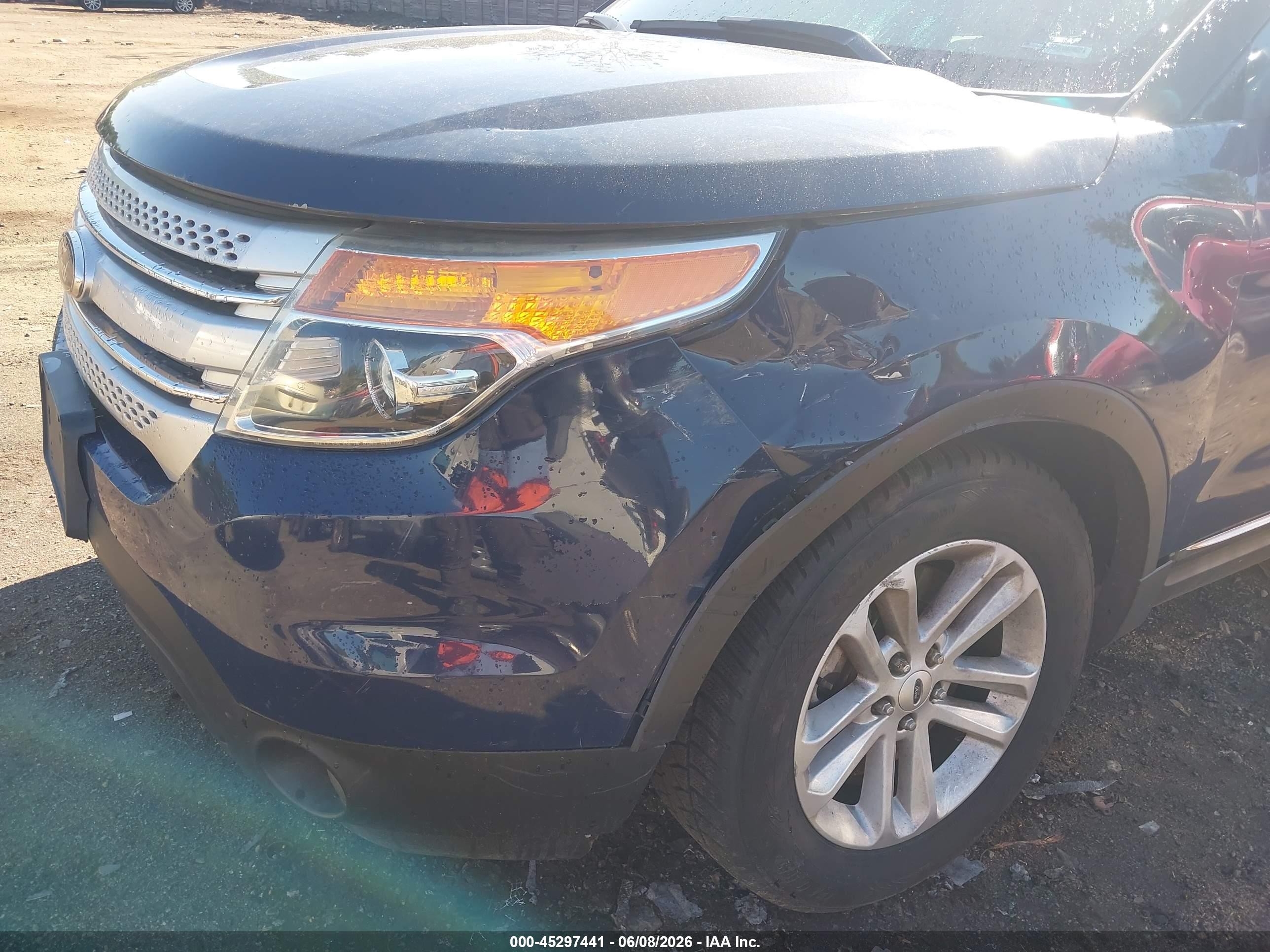 2013 Ford Explorer Xlt Blue vin: 1FM5K8D89DGC41367