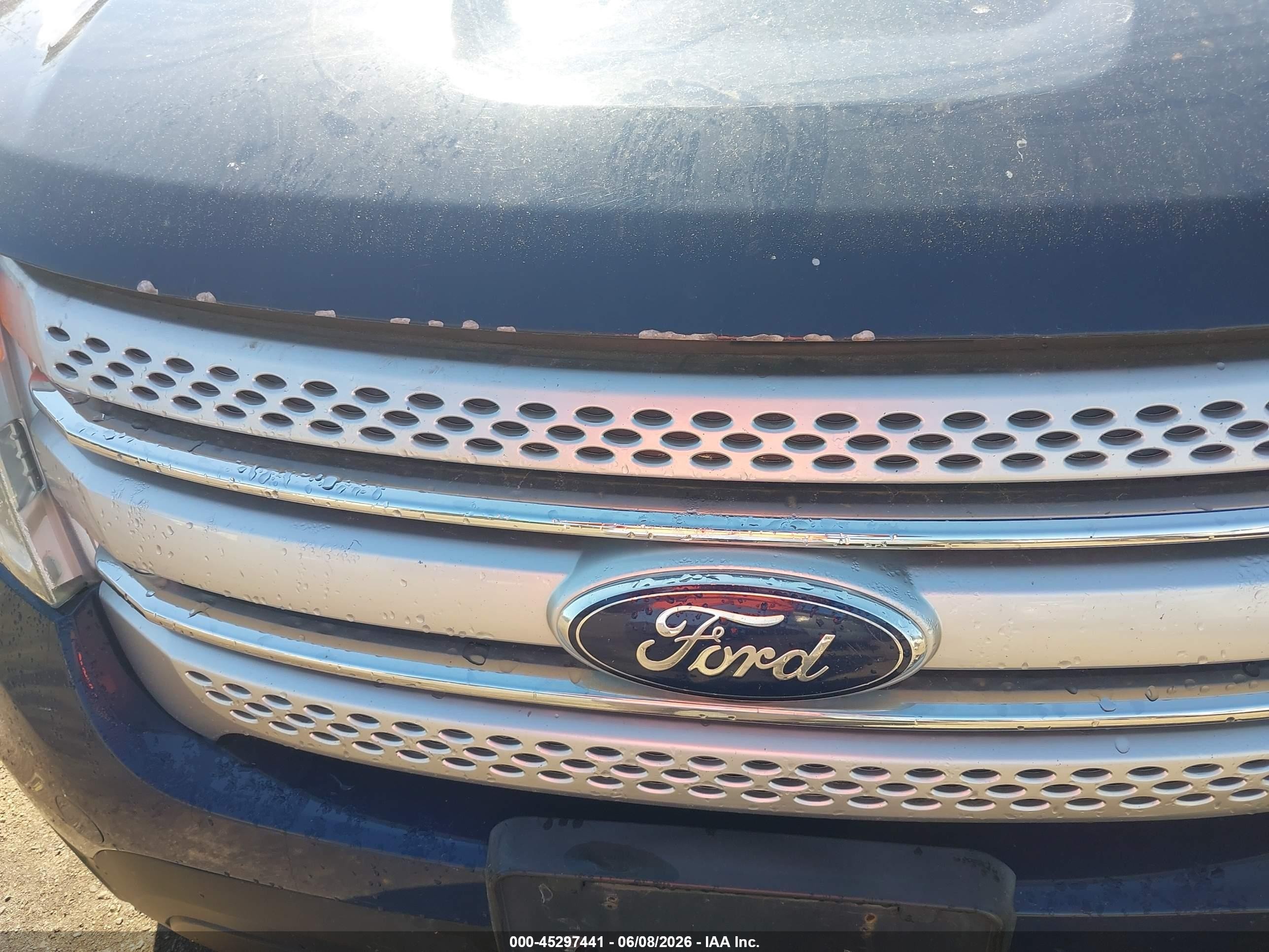 2013 Ford Explorer Xlt Blue vin: 1FM5K8D89DGC41367