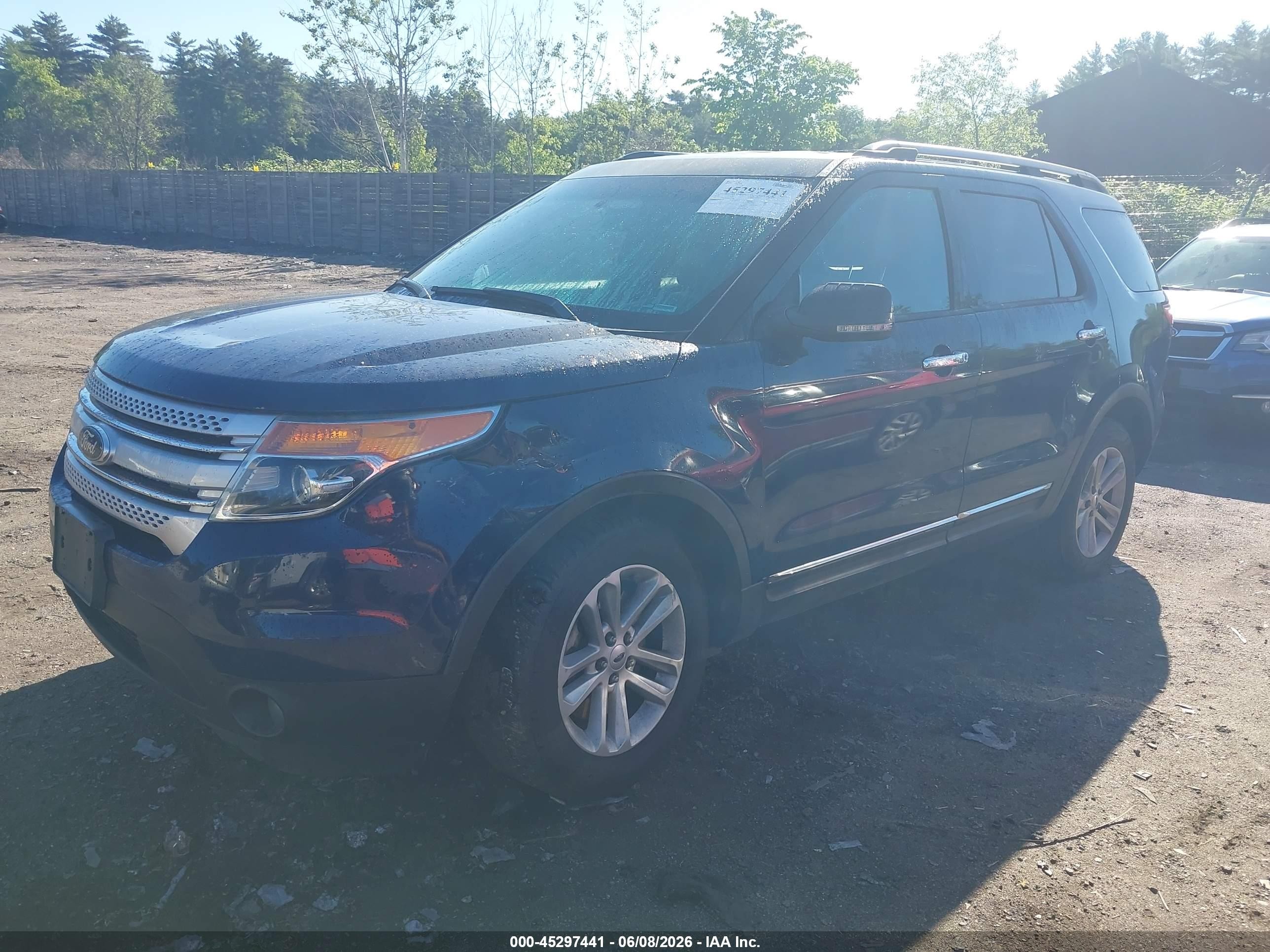 2013 Ford Explorer Xlt Blue vin: 1FM5K8D89DGC41367