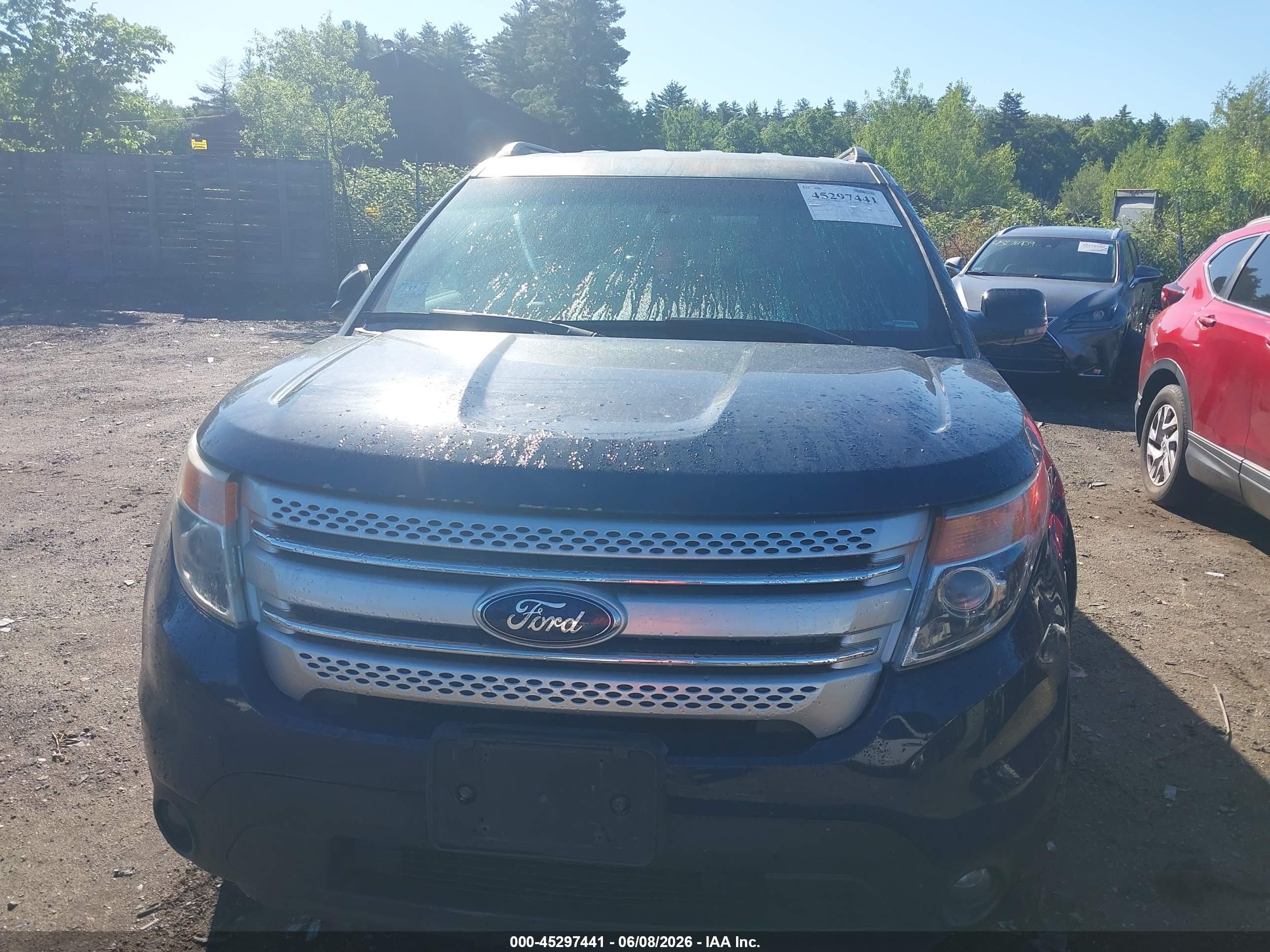 2013 Ford Explorer Xlt Blue vin: 1FM5K8D89DGC41367