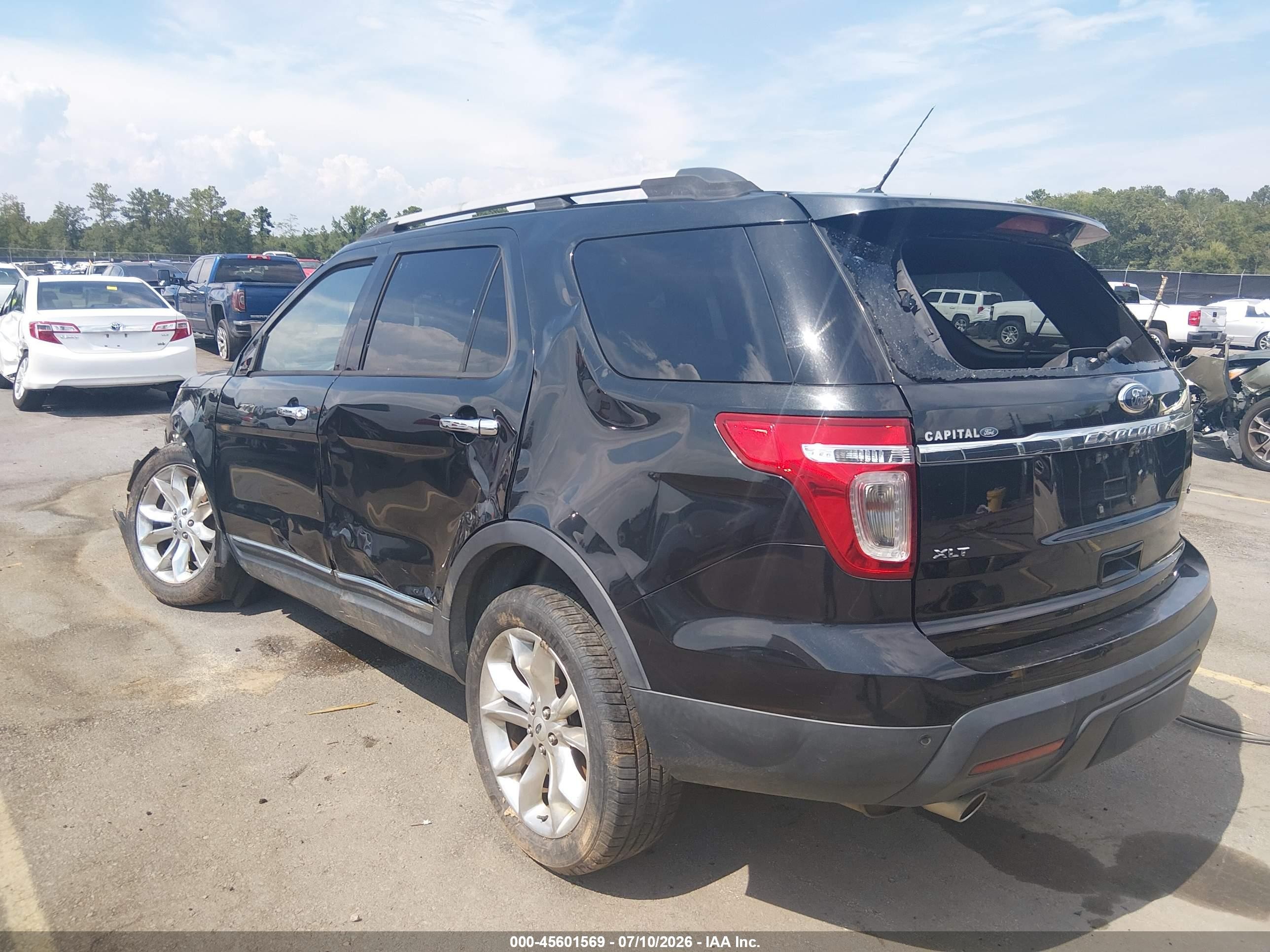 2013 Ford Explorer Xlt Черный vin: 1FM5K8D89DGC45192