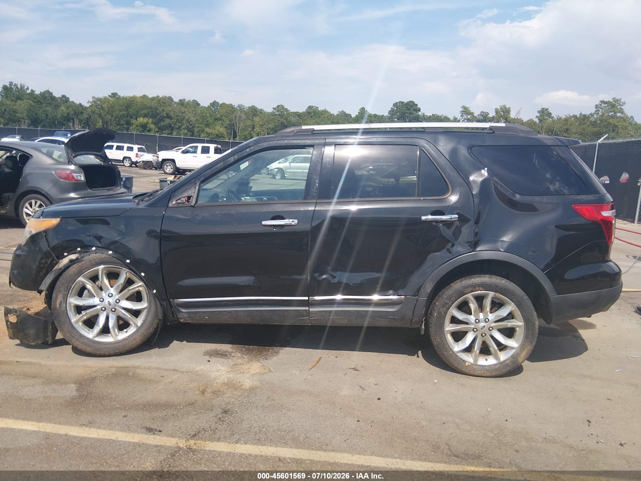 2013 Ford Explorer Xlt Черный vin: 1FM5K8D89DGC45192