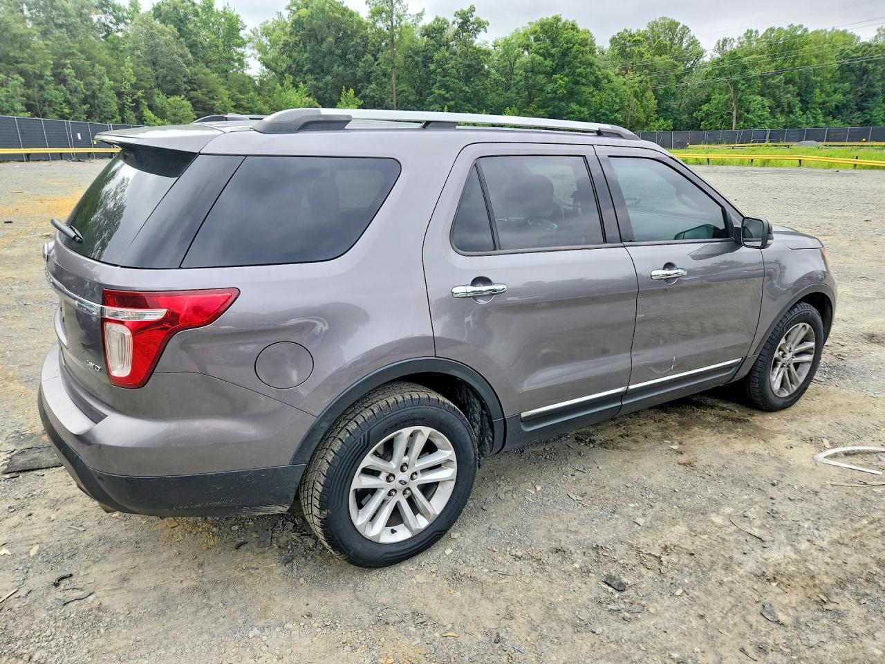 2013 Ford Explorer Xlt Gray vin: 1FM5K8D89DGC58430