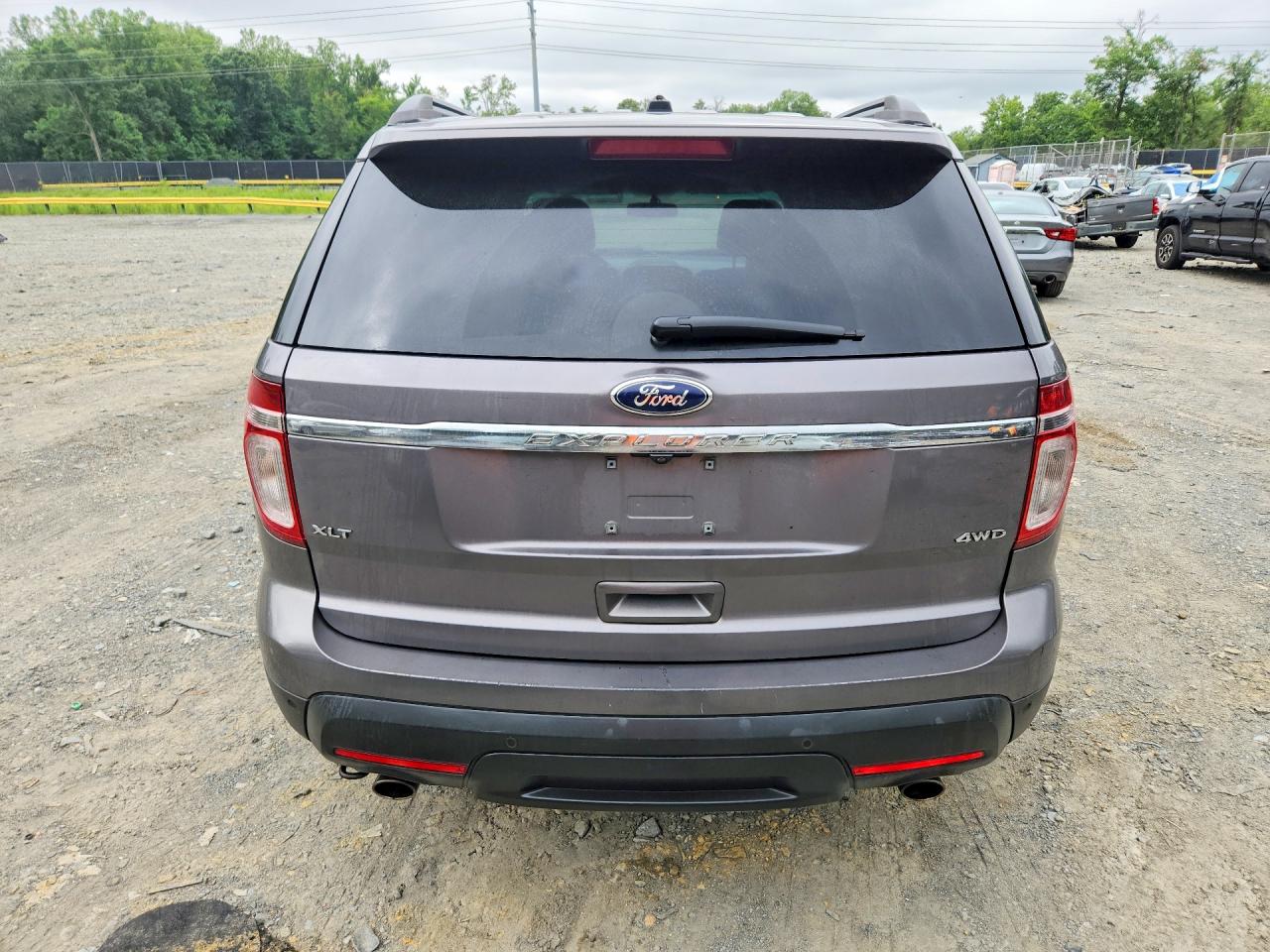 2013 Ford Explorer Xlt Gray vin: 1FM5K8D89DGC58430