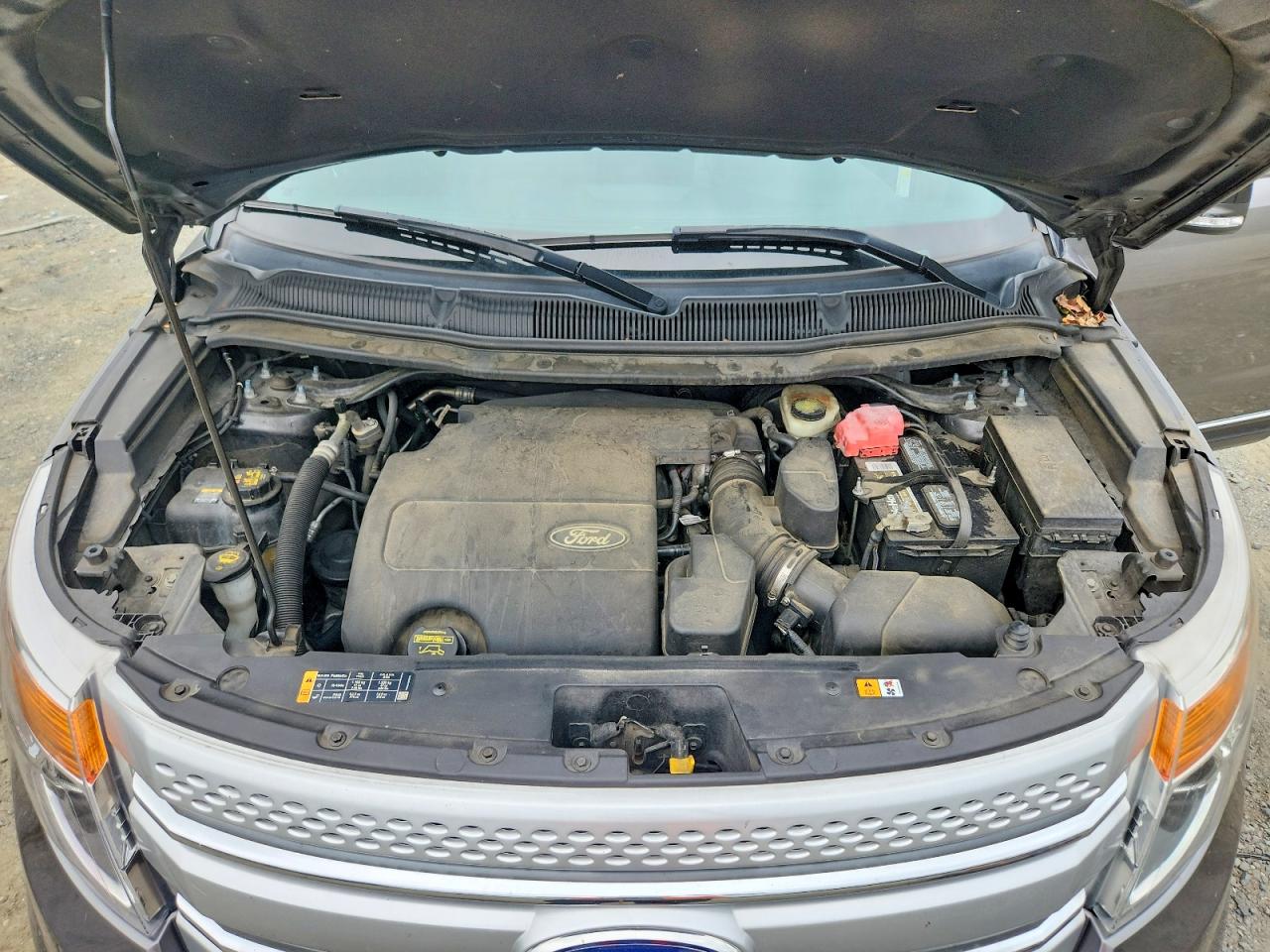 2013 Ford Explorer Xlt Gray vin: 1FM5K8D89DGC58430