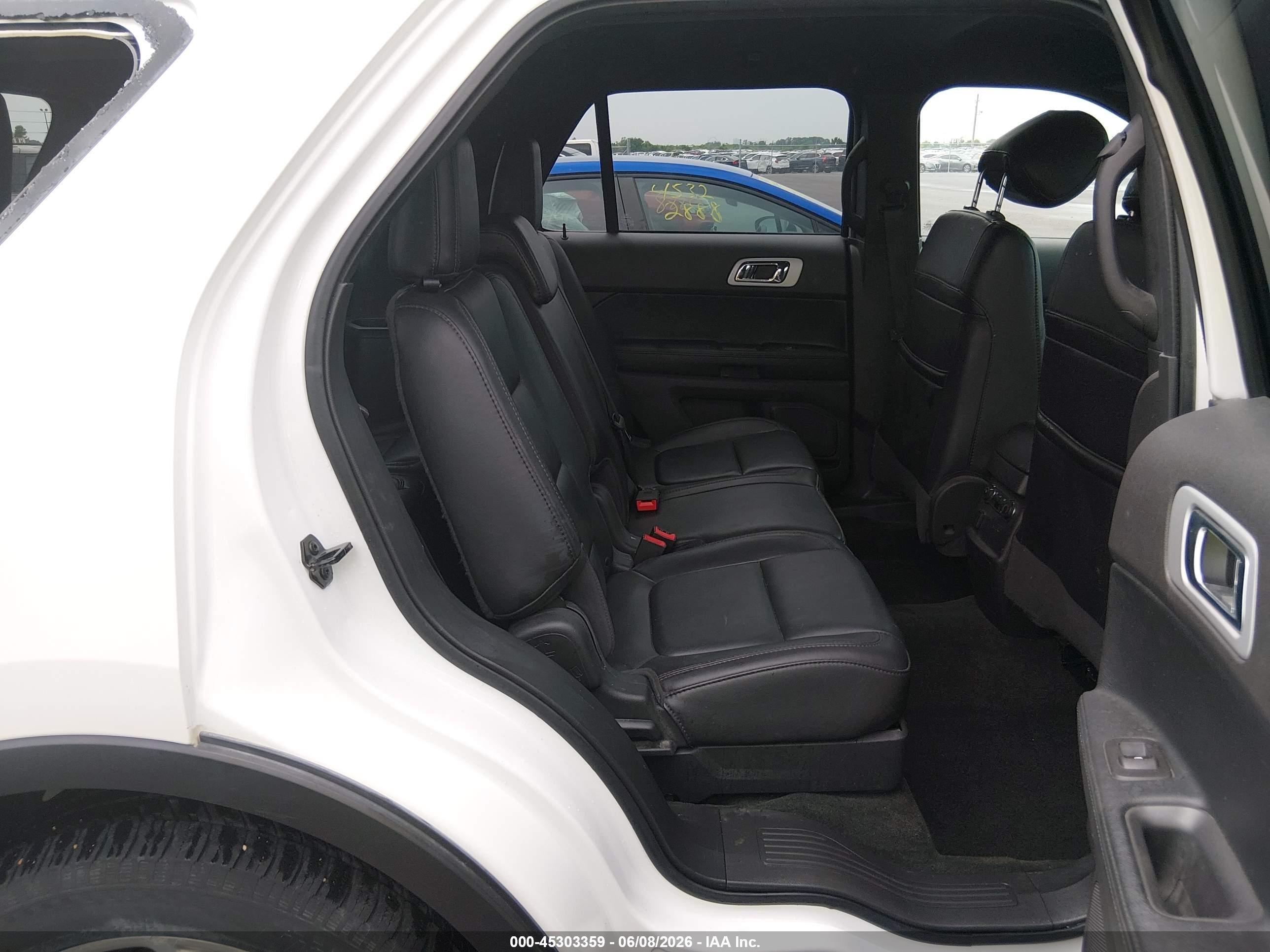 2013 Ford Explorer Xlt White vin: 1FM5K8D89DGC67760
