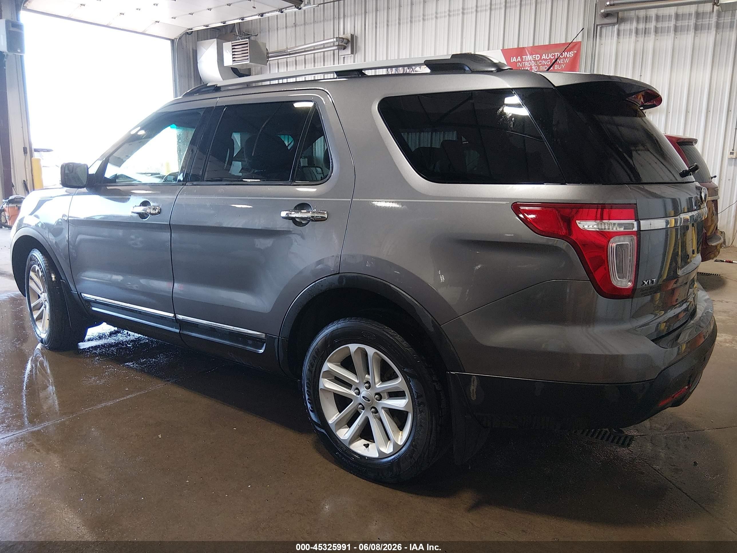 2013 Ford Explorer Xlt Gray vin: 1FM5K8D89DGC83053