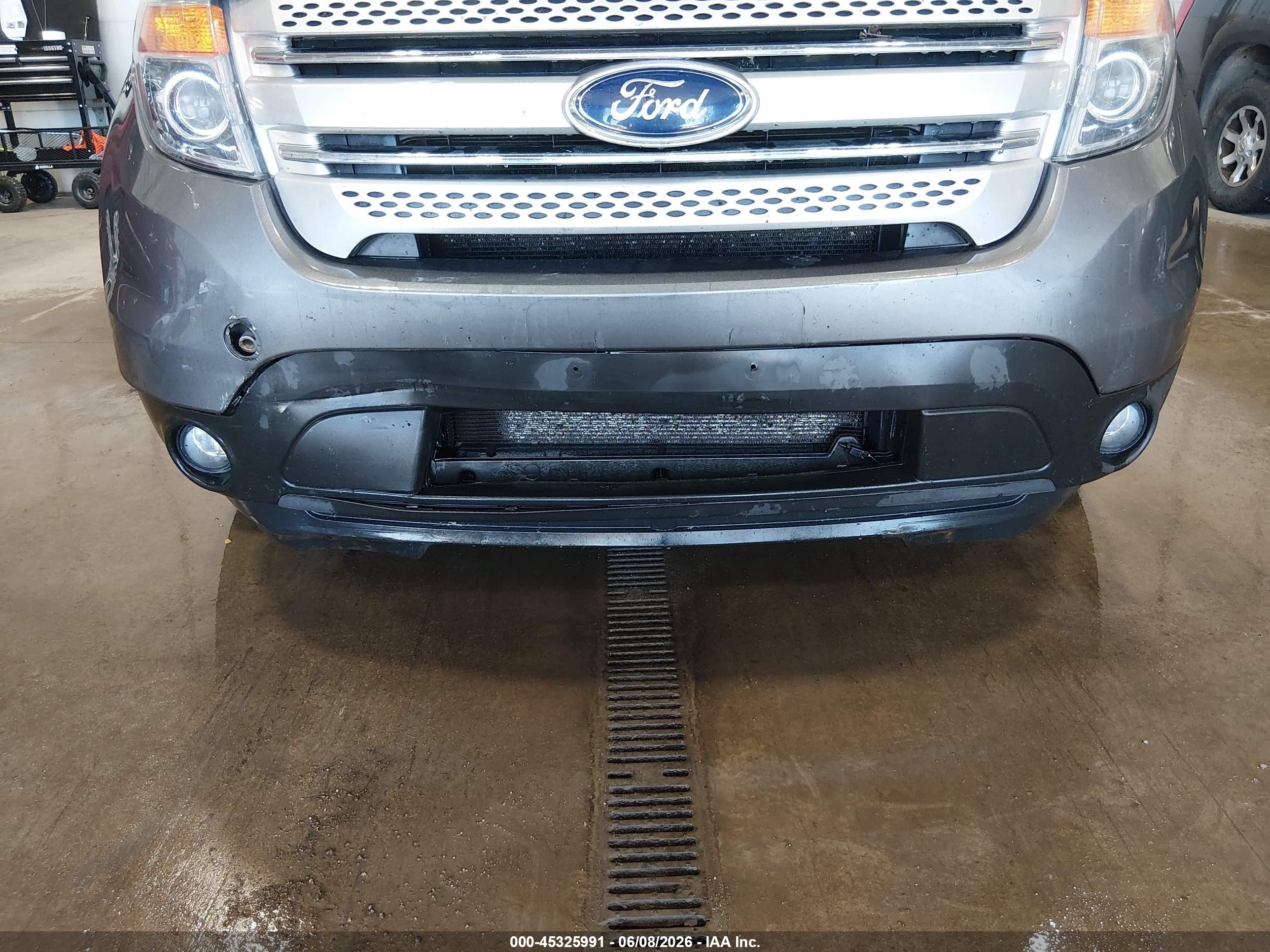 2013 Ford Explorer Xlt Gray vin: 1FM5K8D89DGC83053