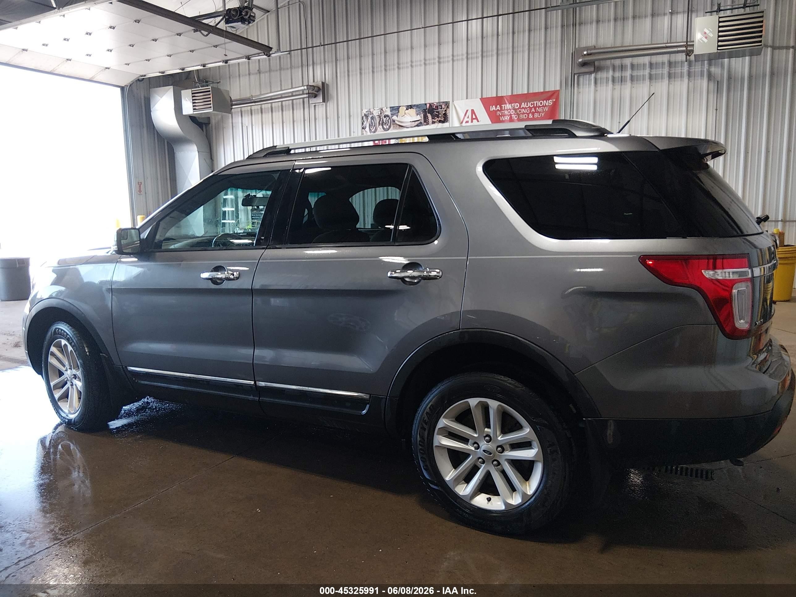 2013 Ford Explorer Xlt Gray vin: 1FM5K8D89DGC83053