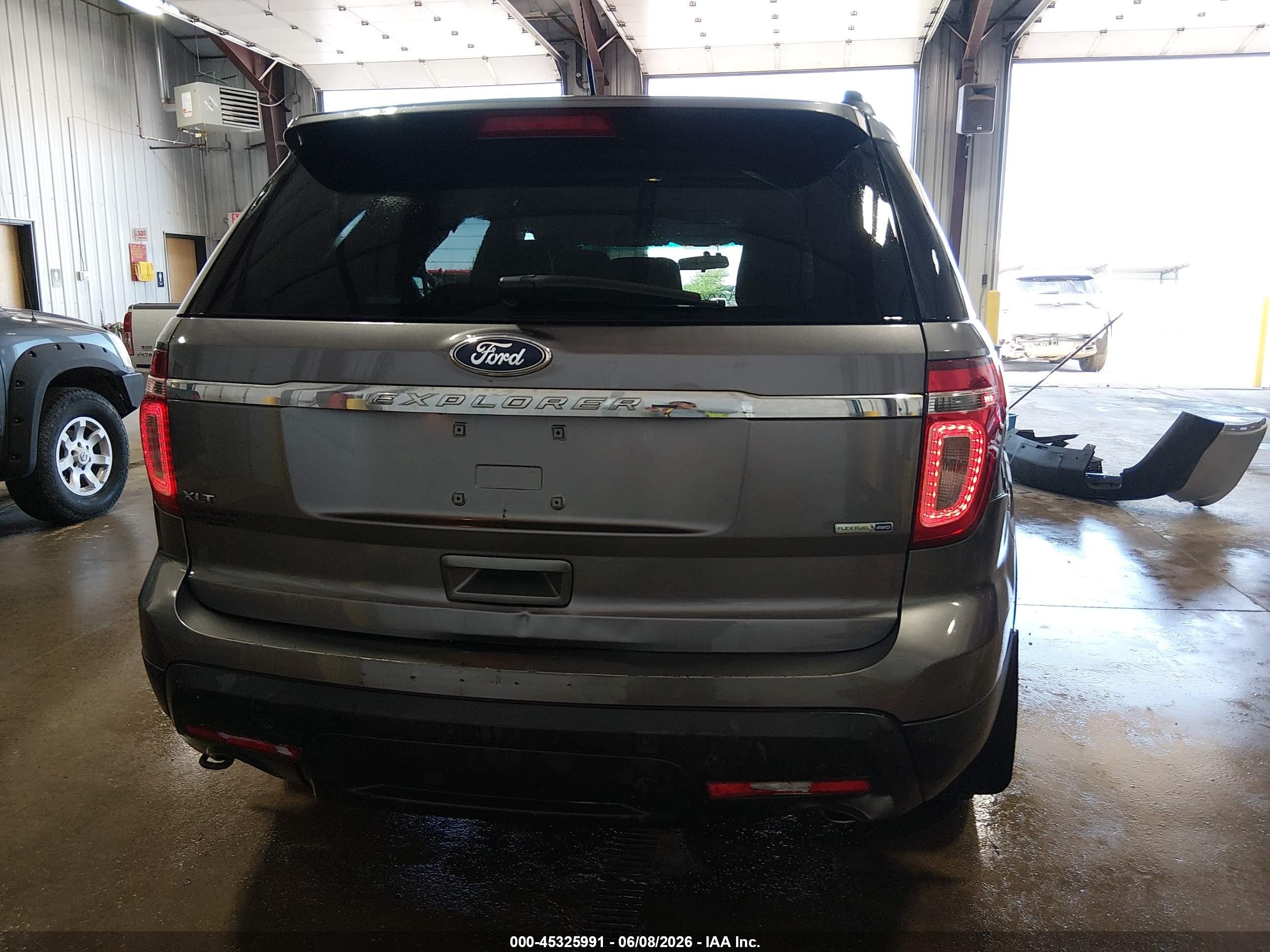 2013 Ford Explorer Xlt Gray vin: 1FM5K8D89DGC83053
