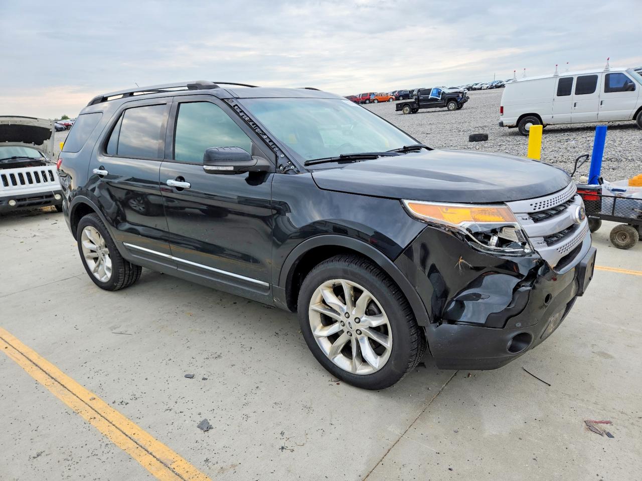 2014 Ford Explorer Xlt Черный vin: 1FM5K8D89EGA02273