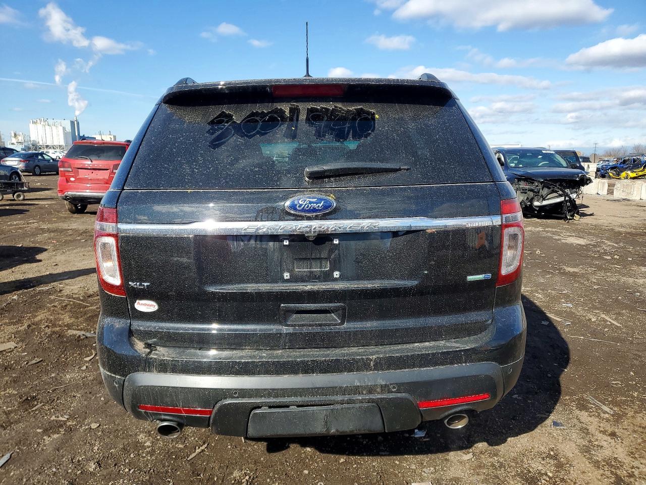 2014 Ford Explorer Xlt Black vin: 1FM5K8D89EGA17002