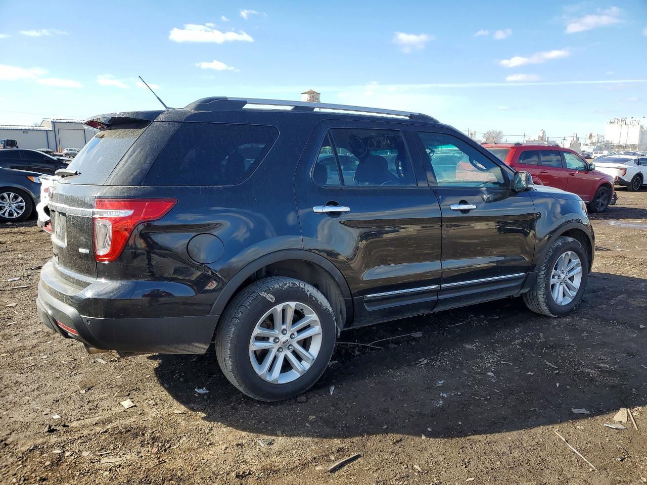 2014 Ford Explorer Xlt Black vin: 1FM5K8D89EGA17002