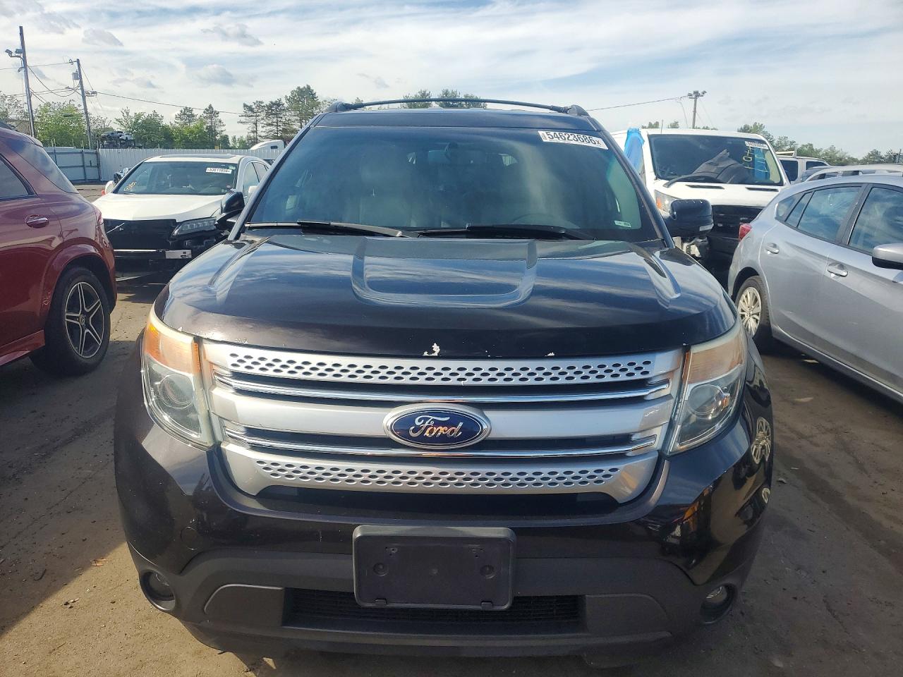 2014 Ford Explorer Xlt Black vin: 1FM5K8D89EGA61856