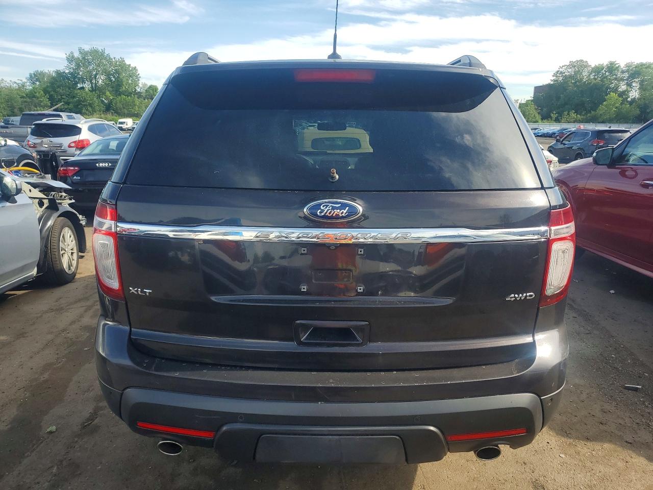 2014 Ford Explorer Xlt Black vin: 1FM5K8D89EGA61856