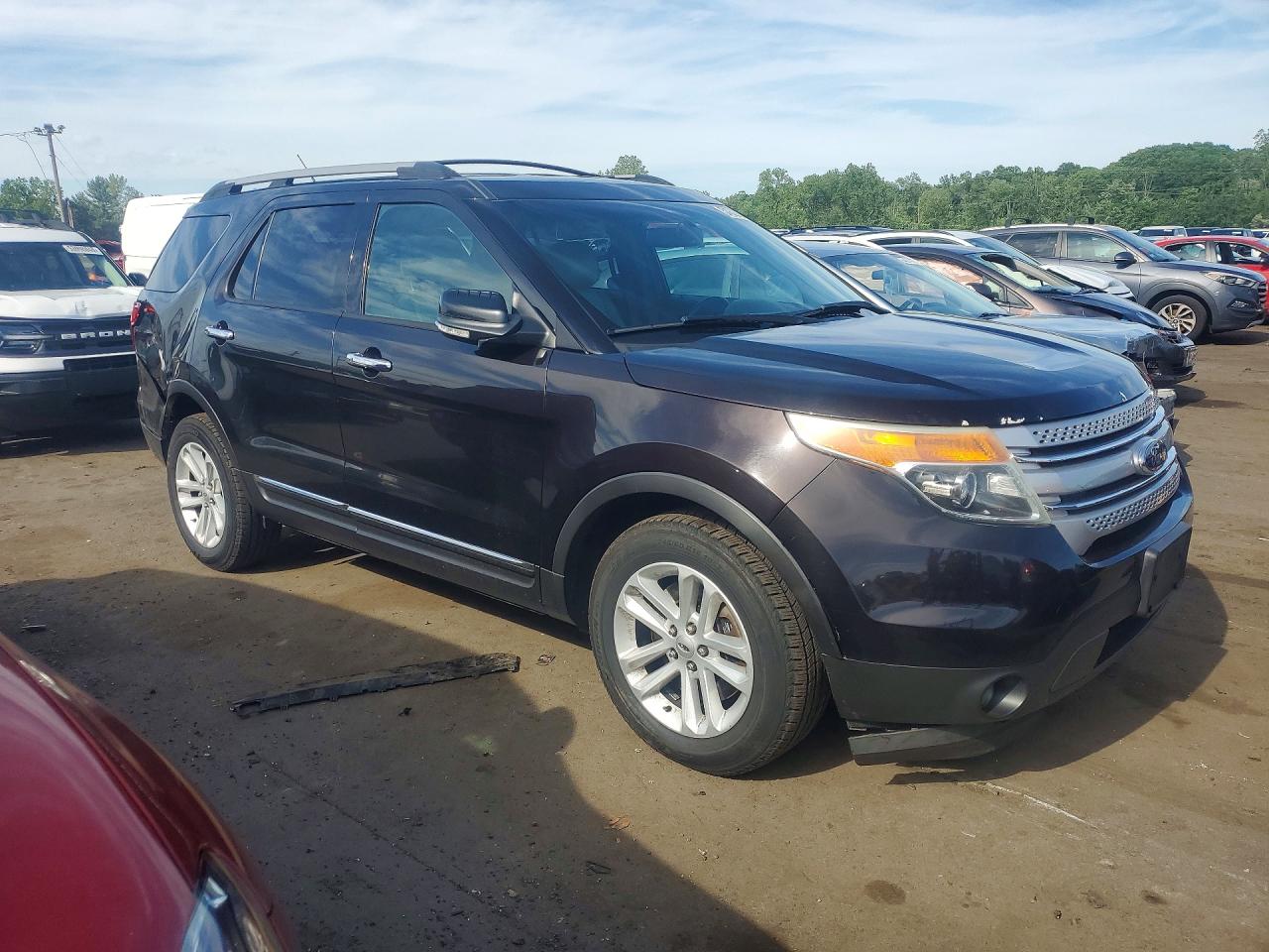 2014 Ford Explorer Xlt Black vin: 1FM5K8D89EGA61856