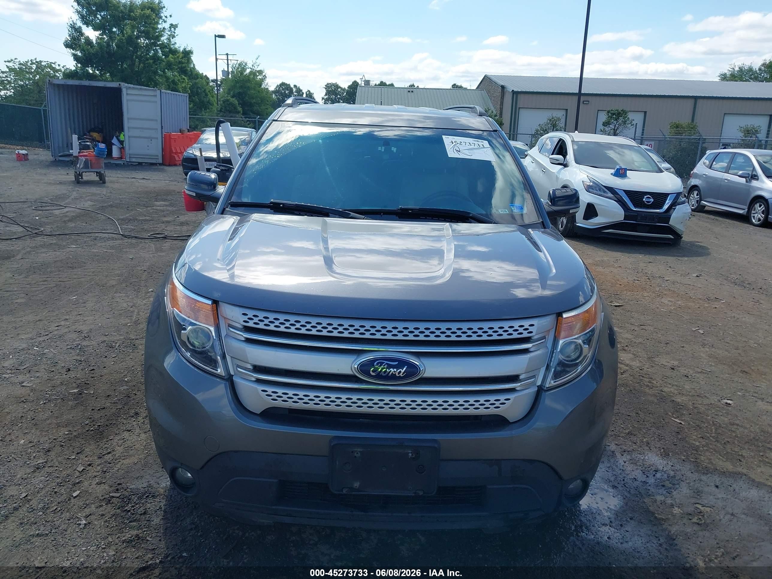 2014 Ford Explorer Xlt Серый vin: 1FM5K8D89EGA86174